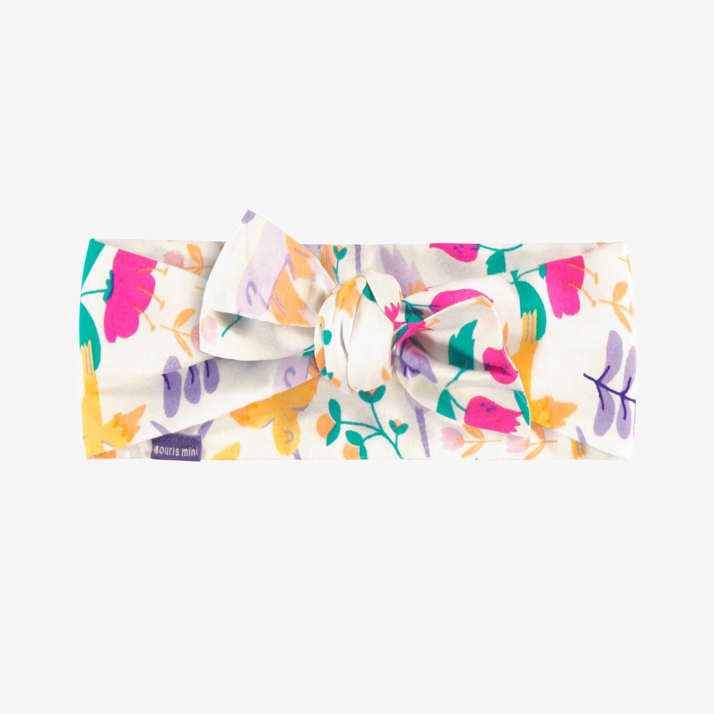 Bandeau blanc à motifs, enfant