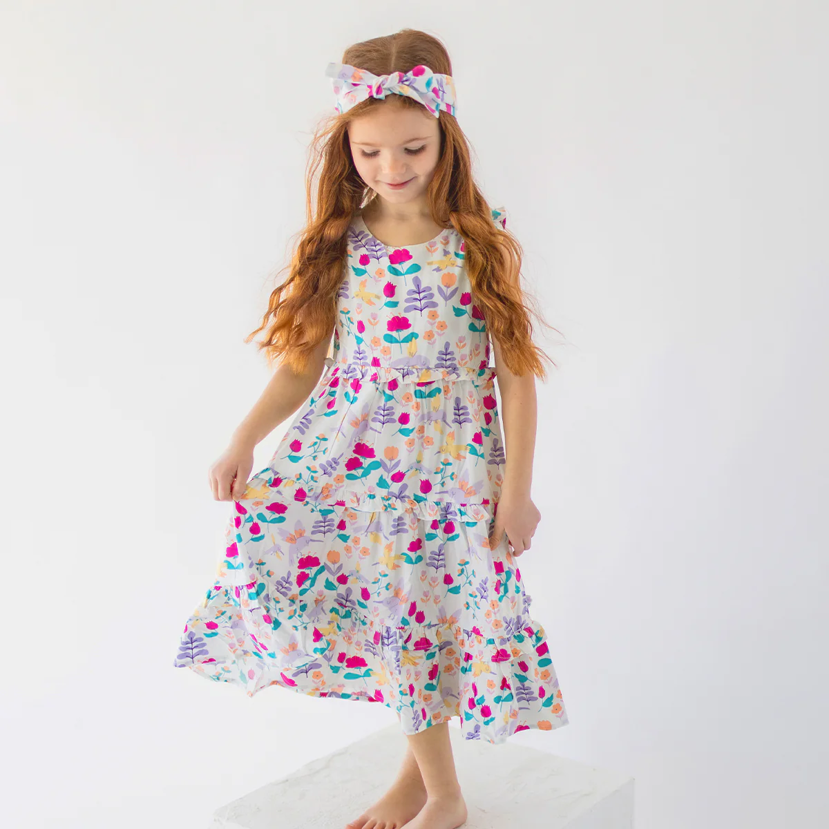 Bandeau blanc à motifs, enfant - Image 2