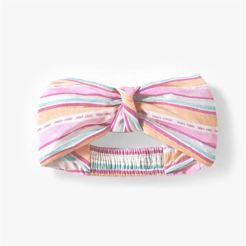 Bandeau à rayures colorées, enfant