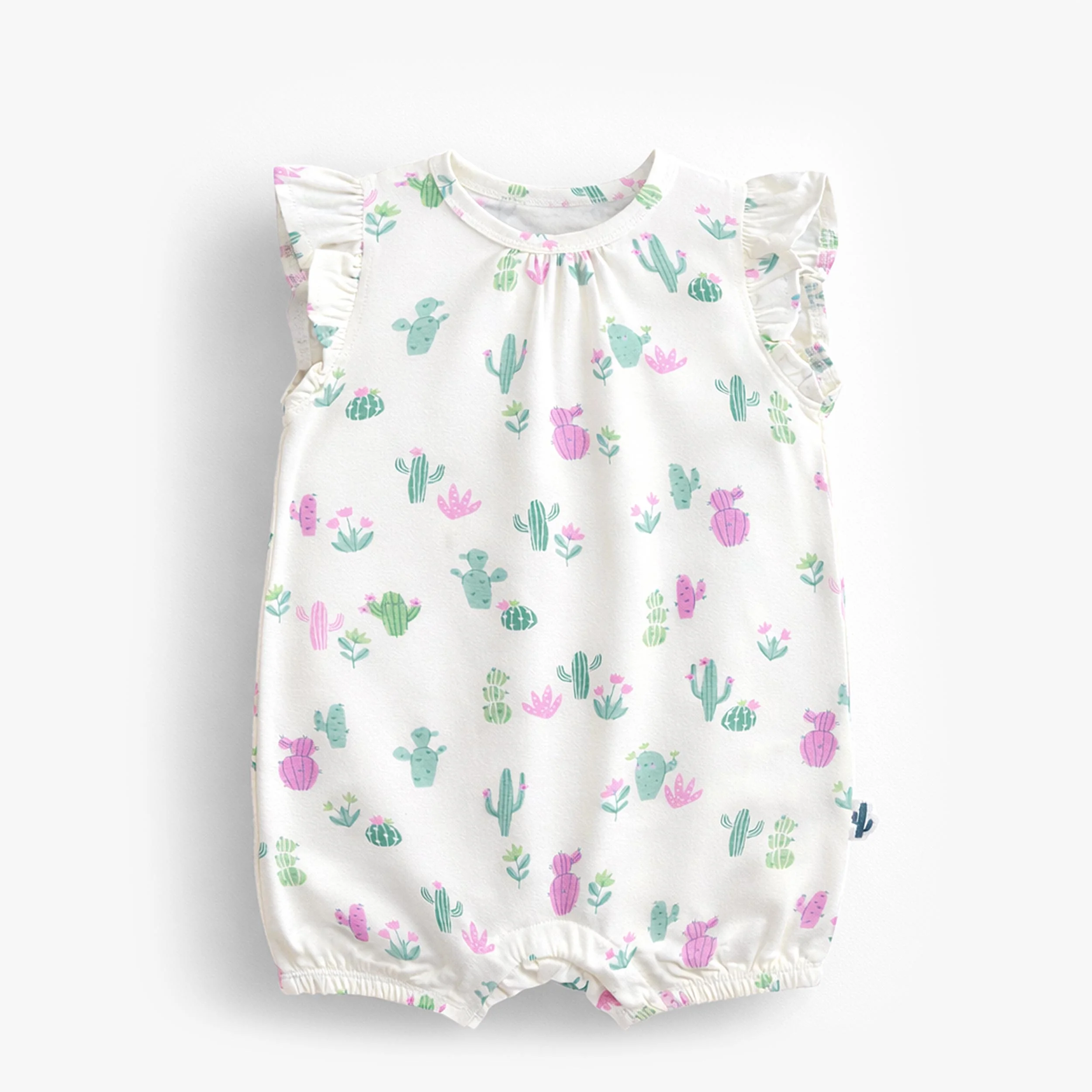 Barboteuse crème à motifs de cactus, bébé