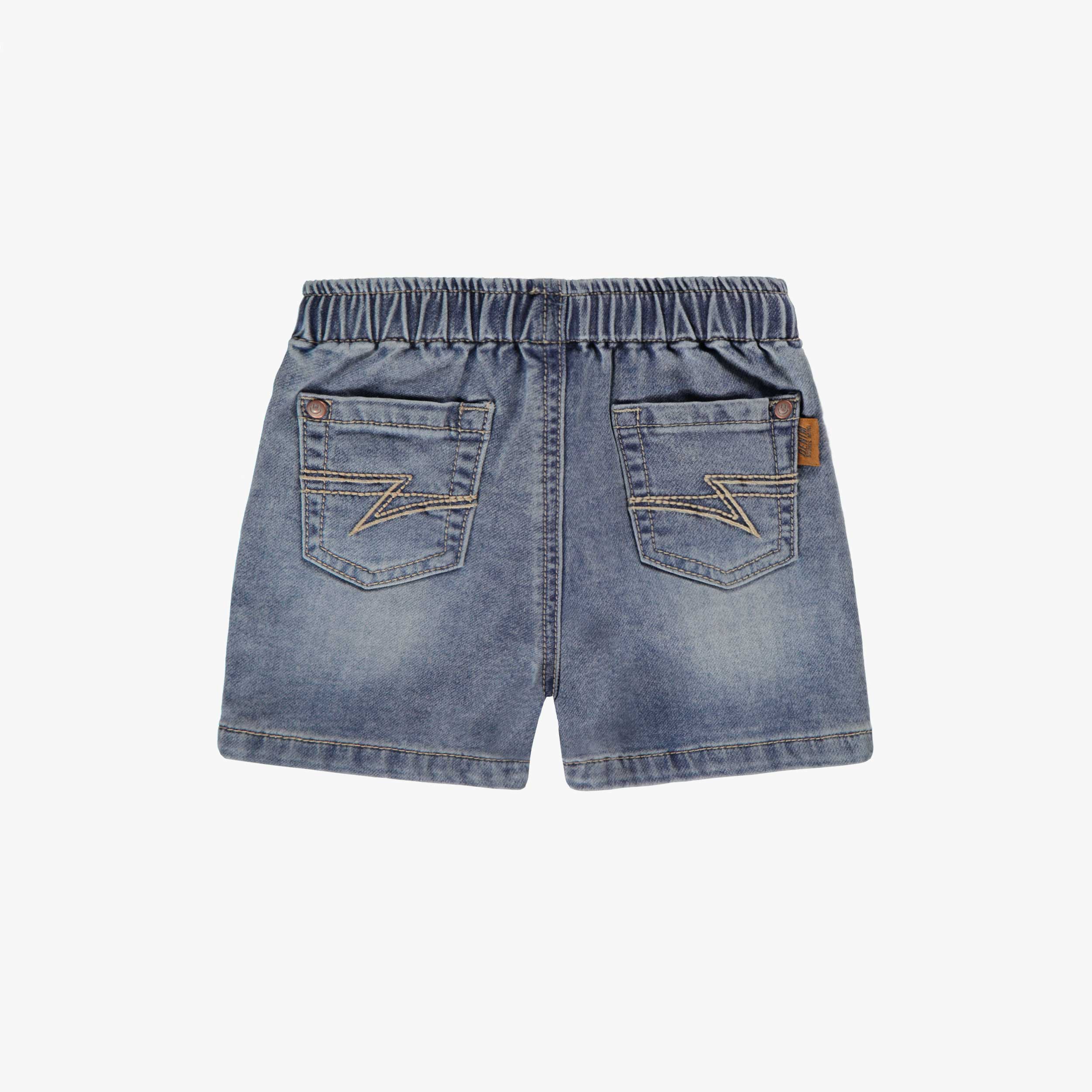Bermuda bleu en denim, bébé - Image 2