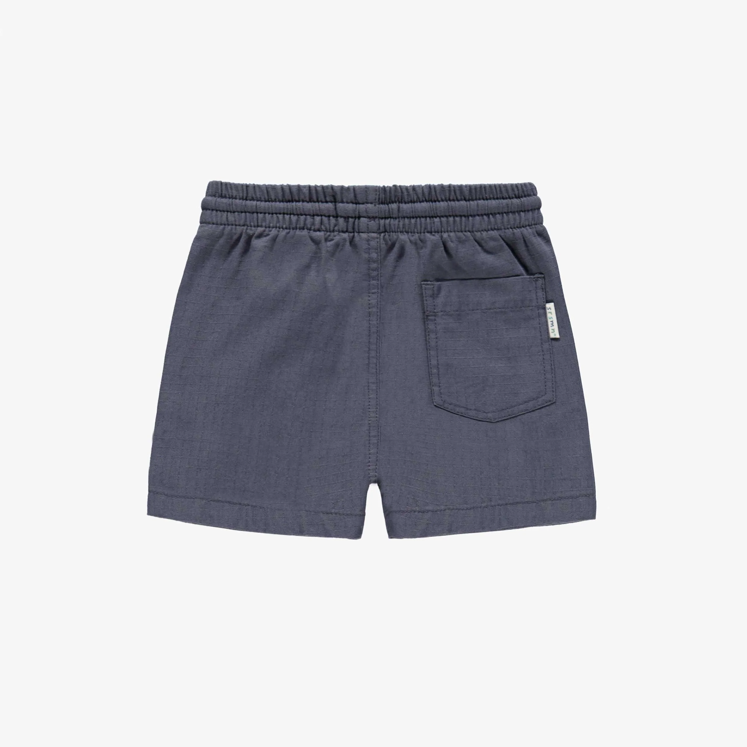 Bermuda bleu foncé coupe décontractée, bébé - Image 2