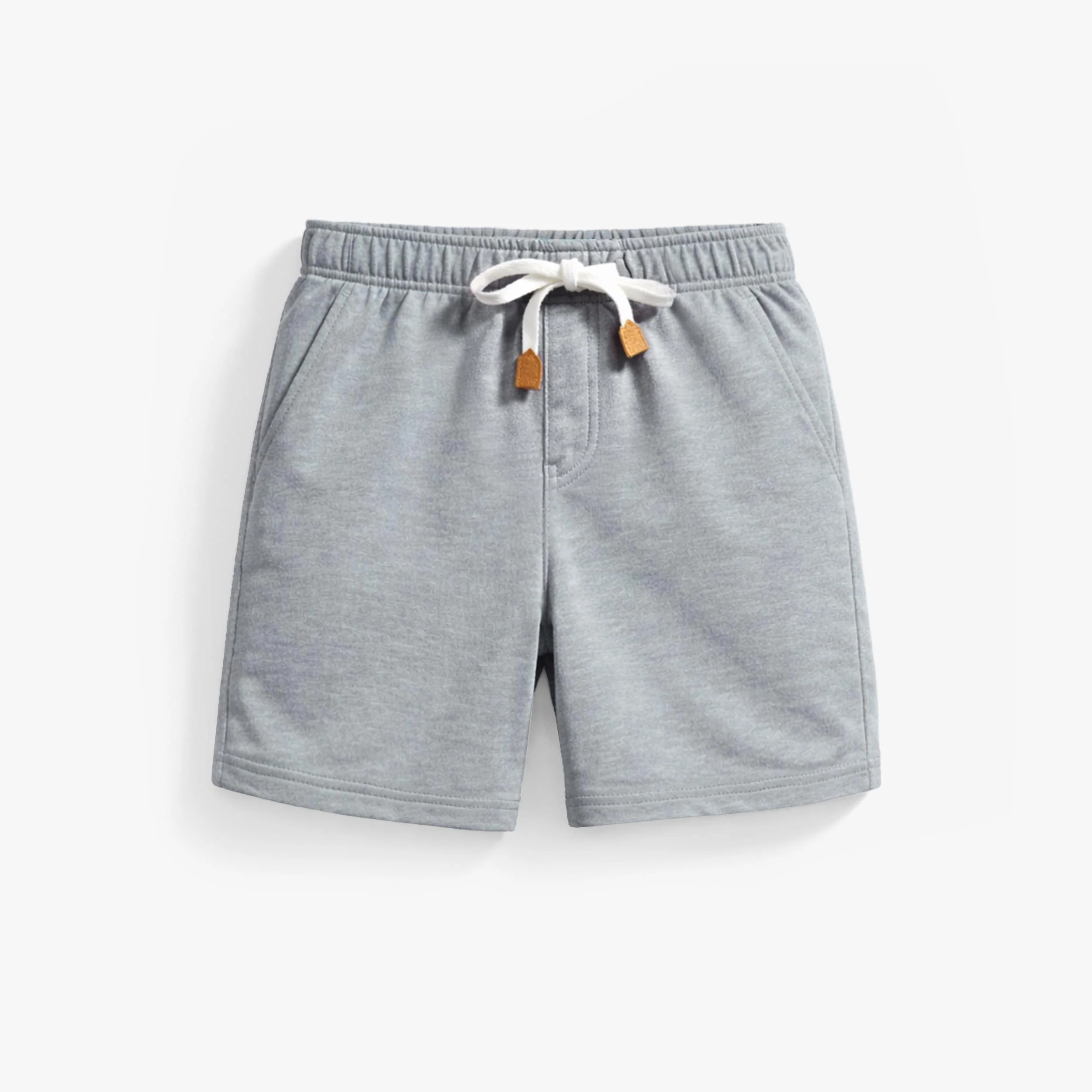 Bermuda gris en coton français, enfant