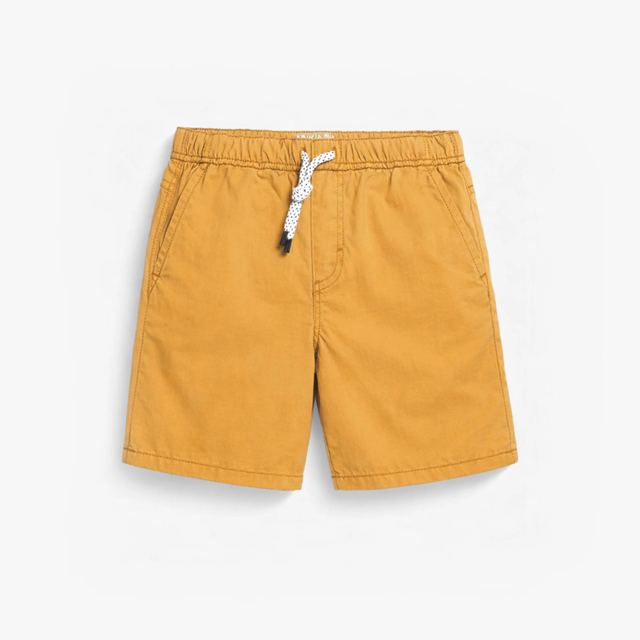 Bermuda ocre en toile, enfant