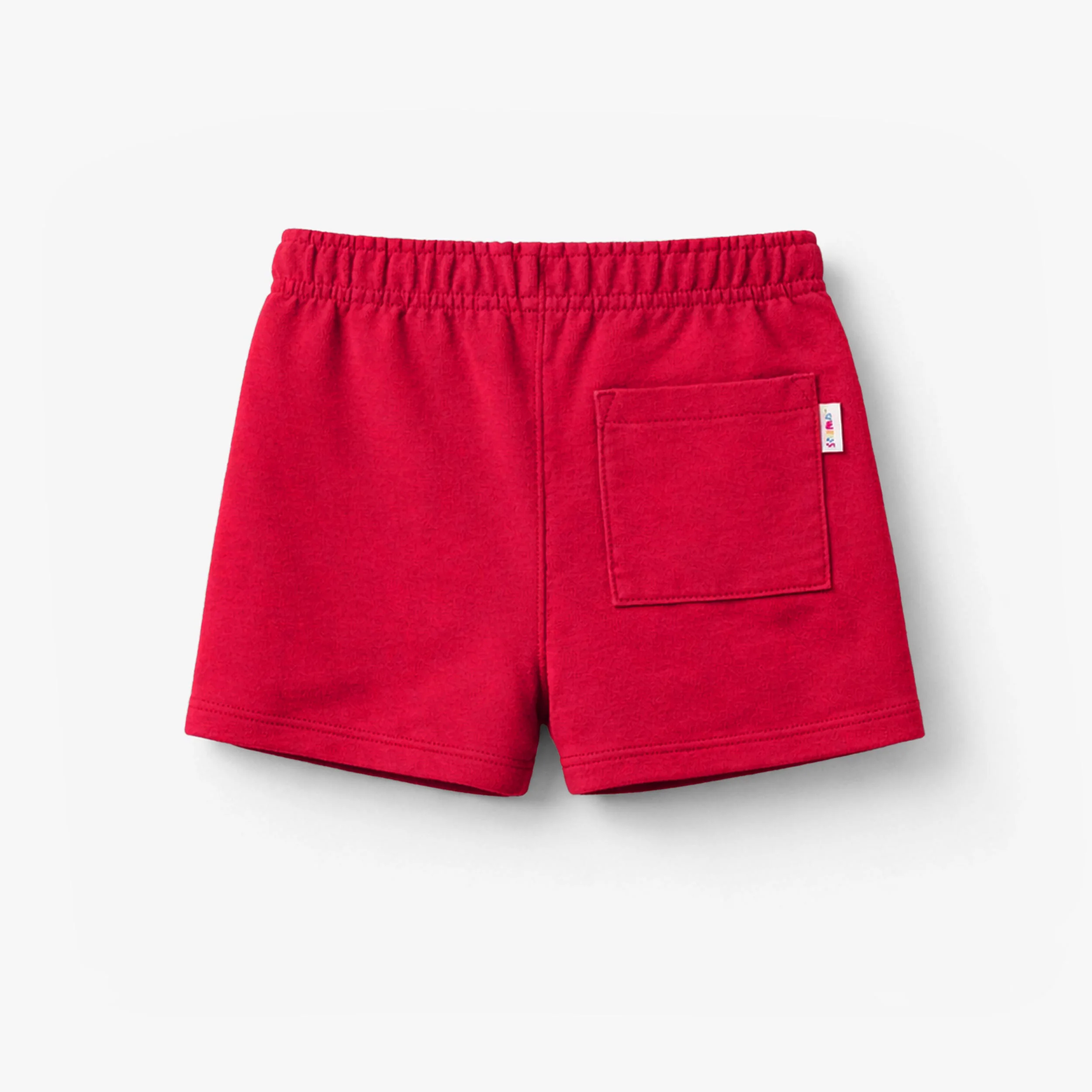 Bermuda rouge en coton français, bébé - Image 5