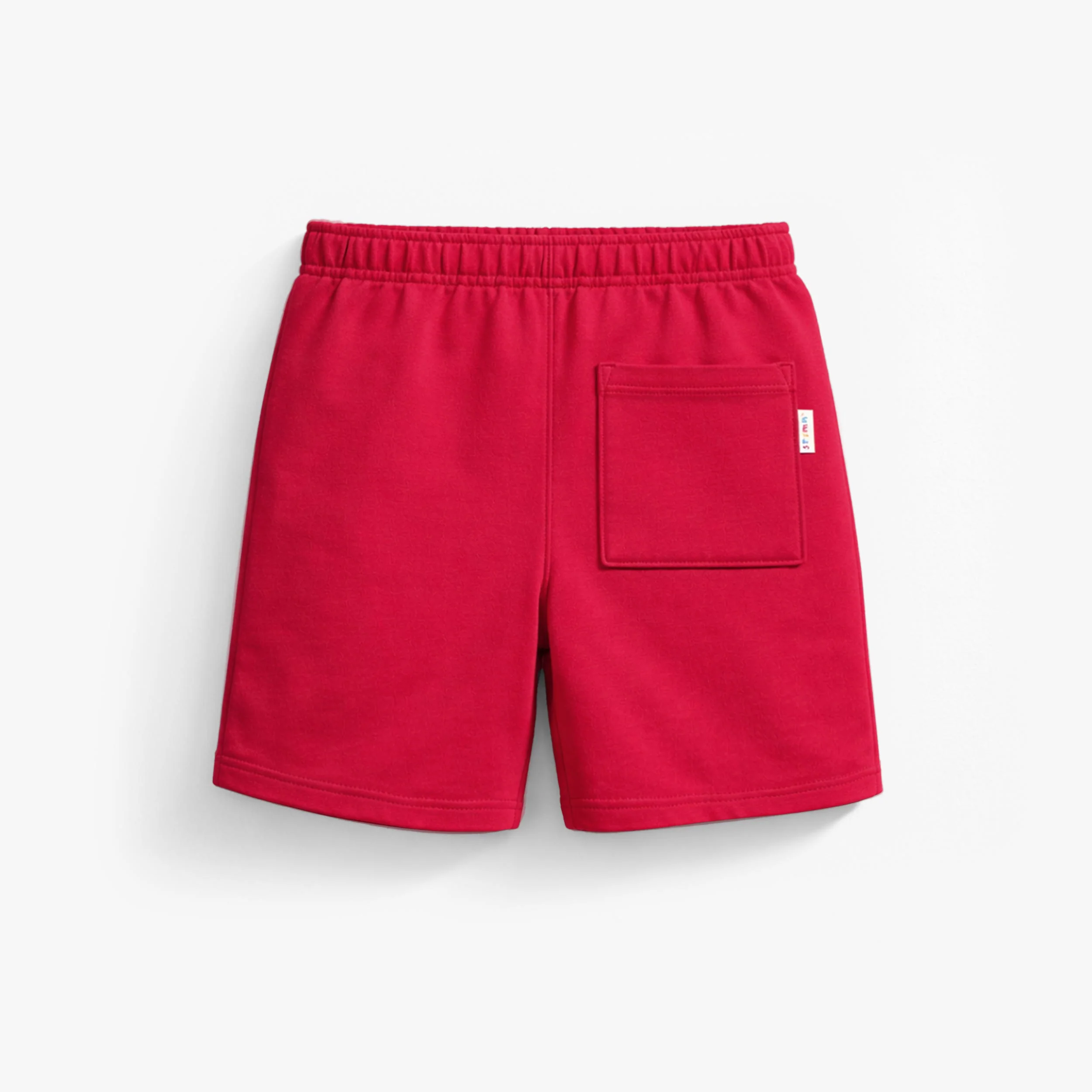 Bermuda rouge en coton français, enfant - Image 3