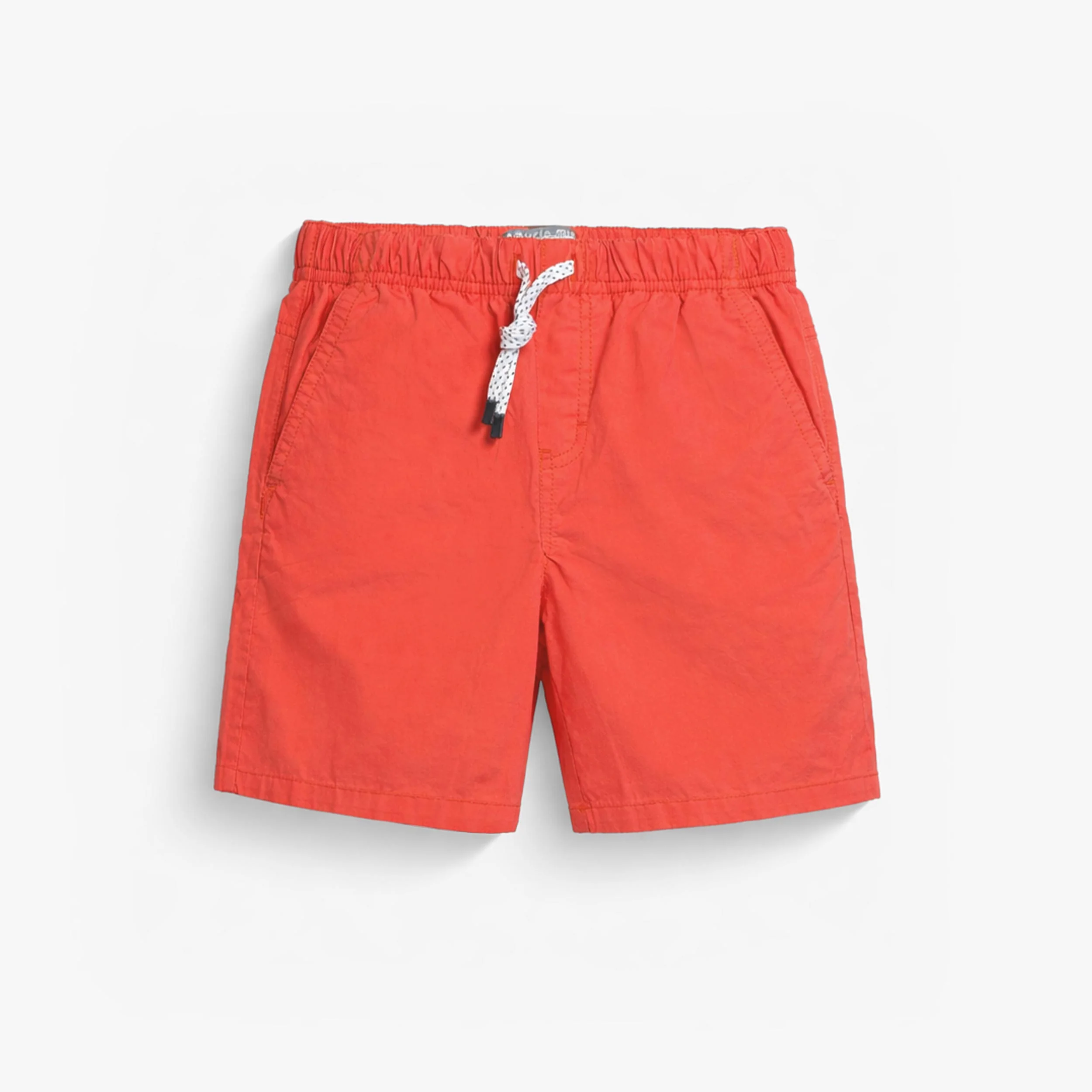 Bermuda rouge en toile, enfant