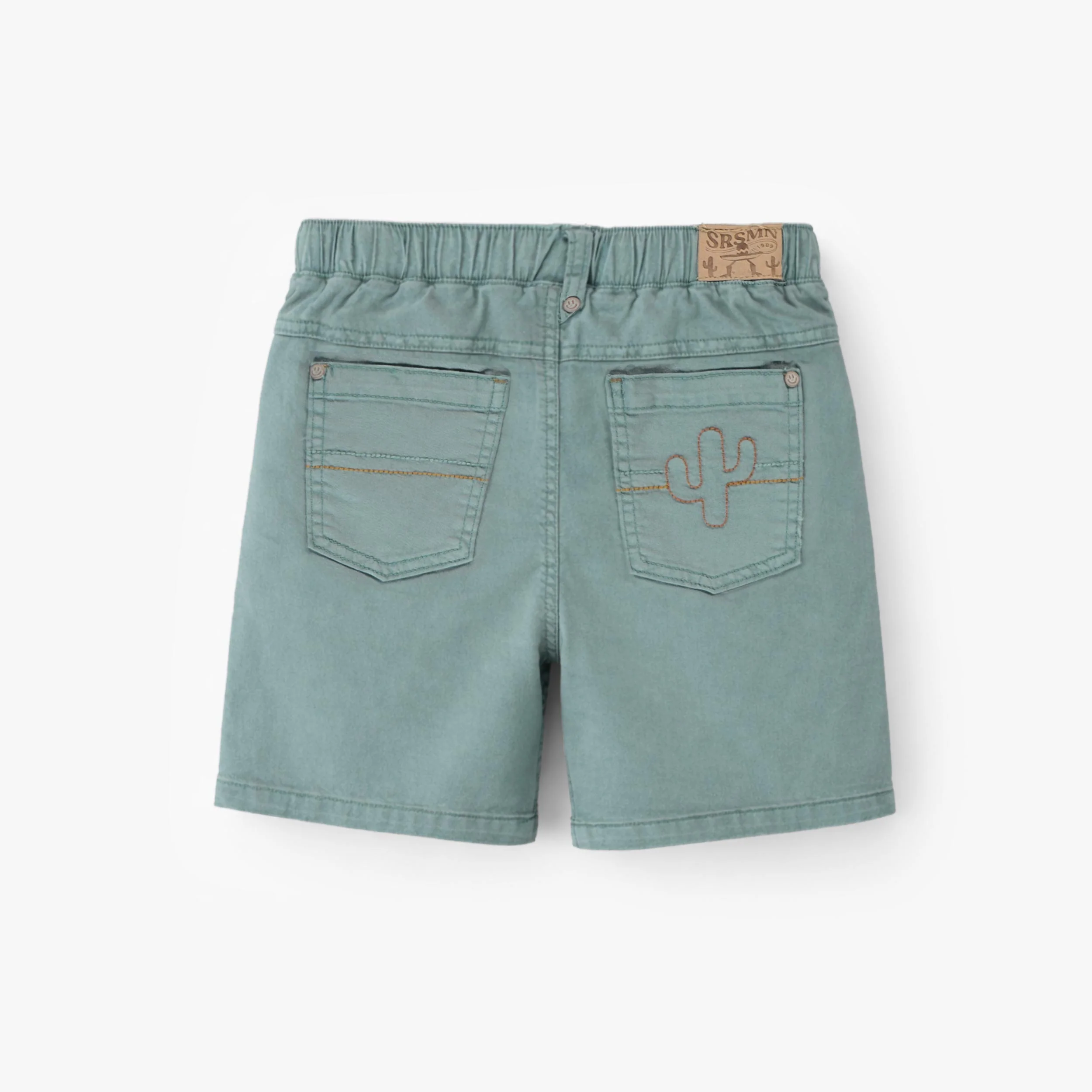 Bermuda turquoise en denim, enfant - Image 4