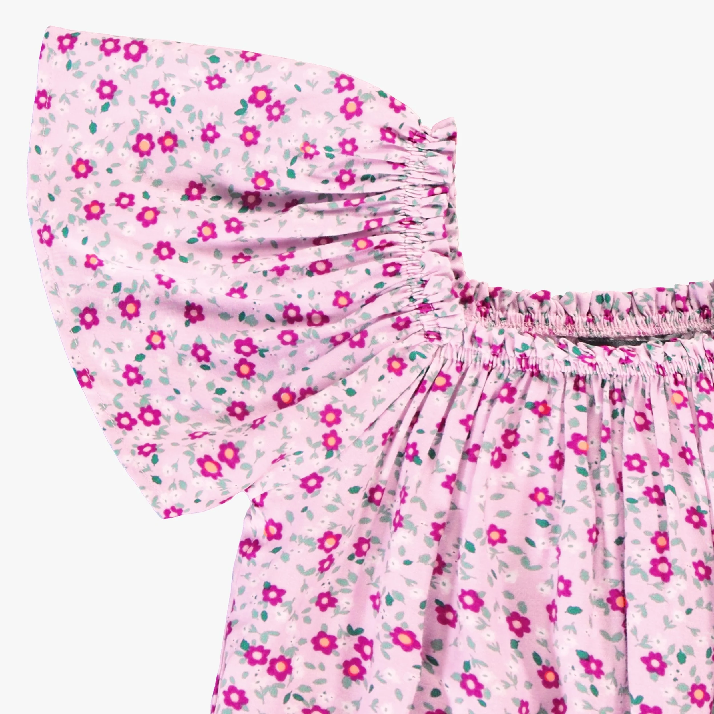 Blouse lilas à motif floral, enfant - Image 5