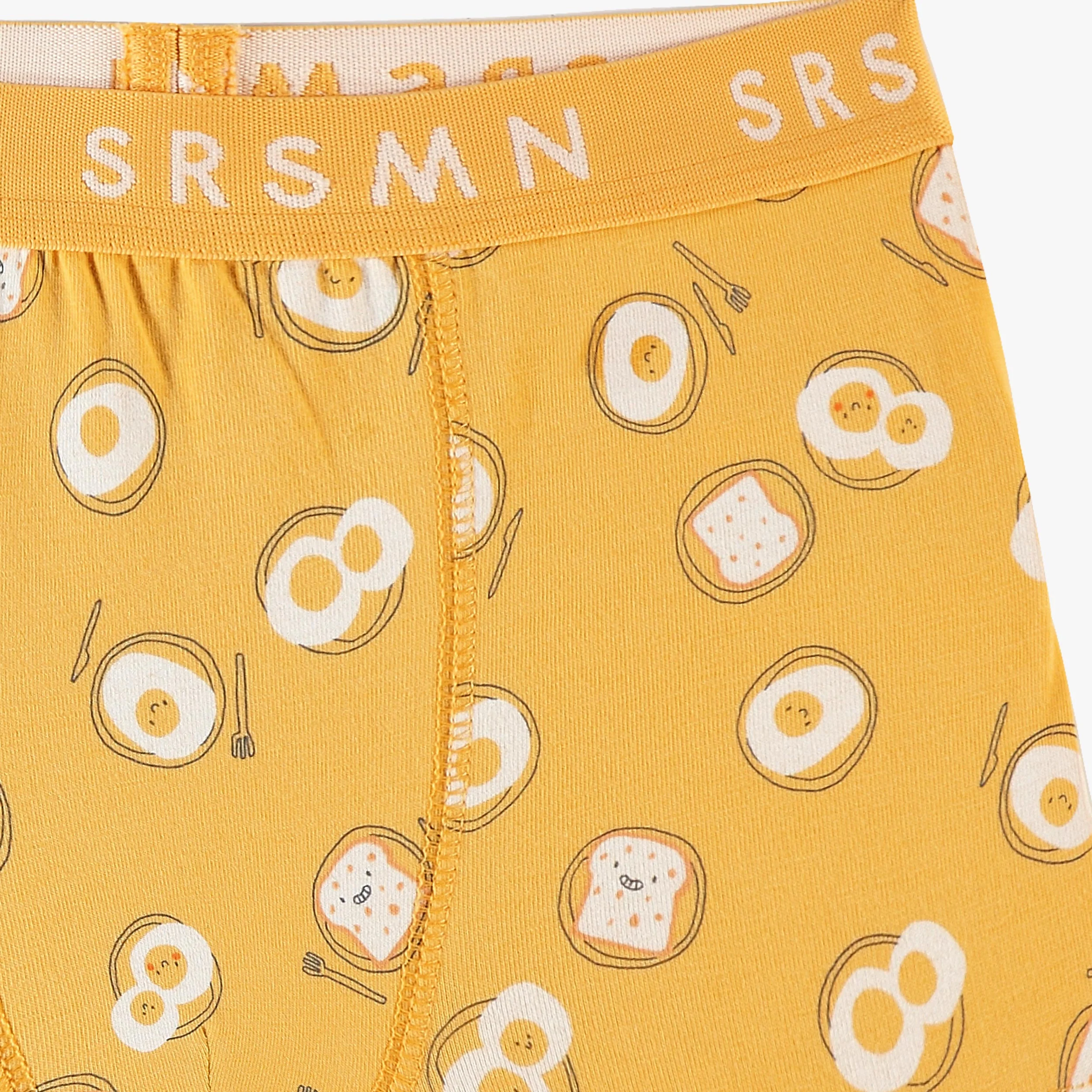 Boxer jaune à motifs d’œufs, enfant - Image 2