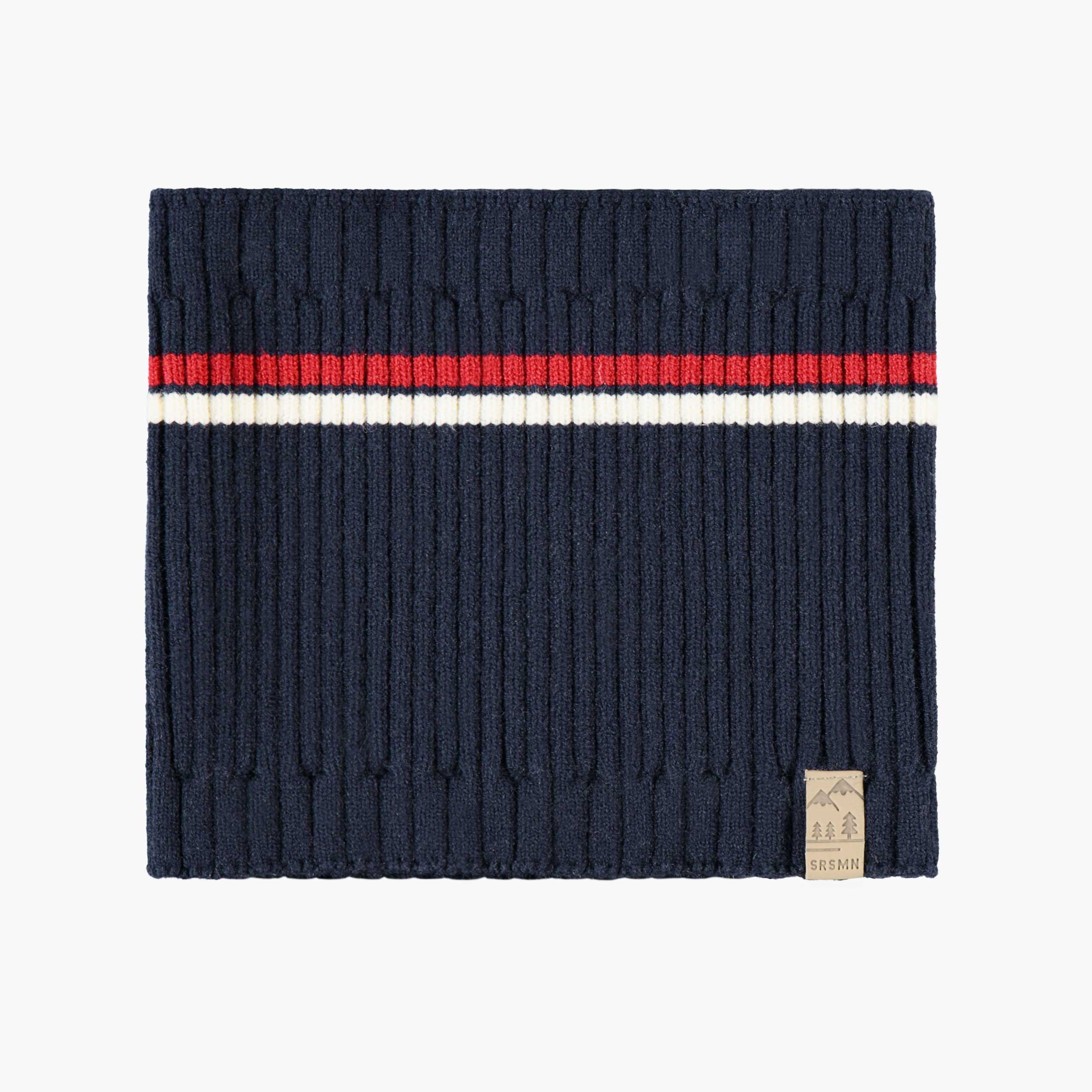 Cache-cou bleu marine en tricot, enfant