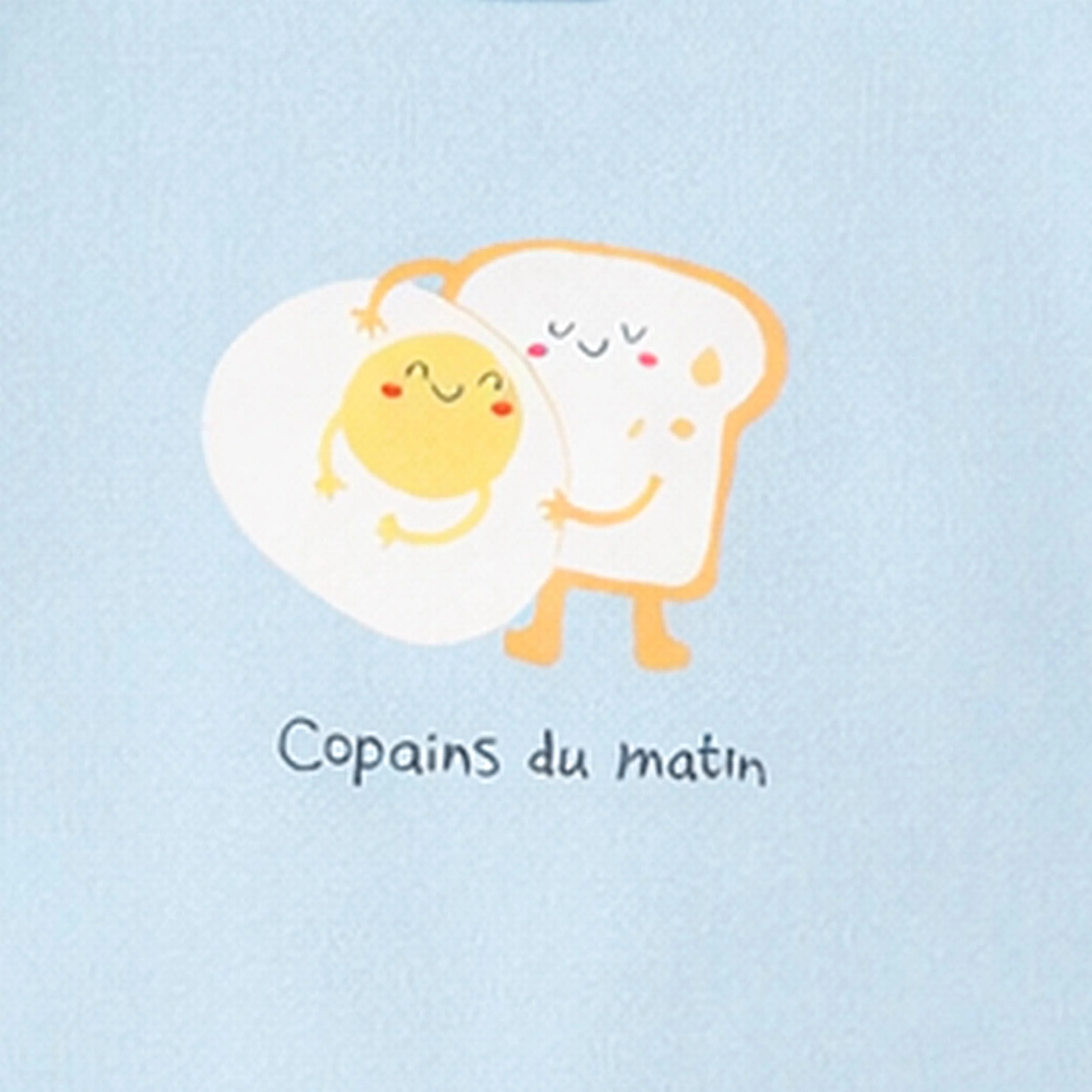 Cache-couche bleu avec illustration, bébé - Image 3