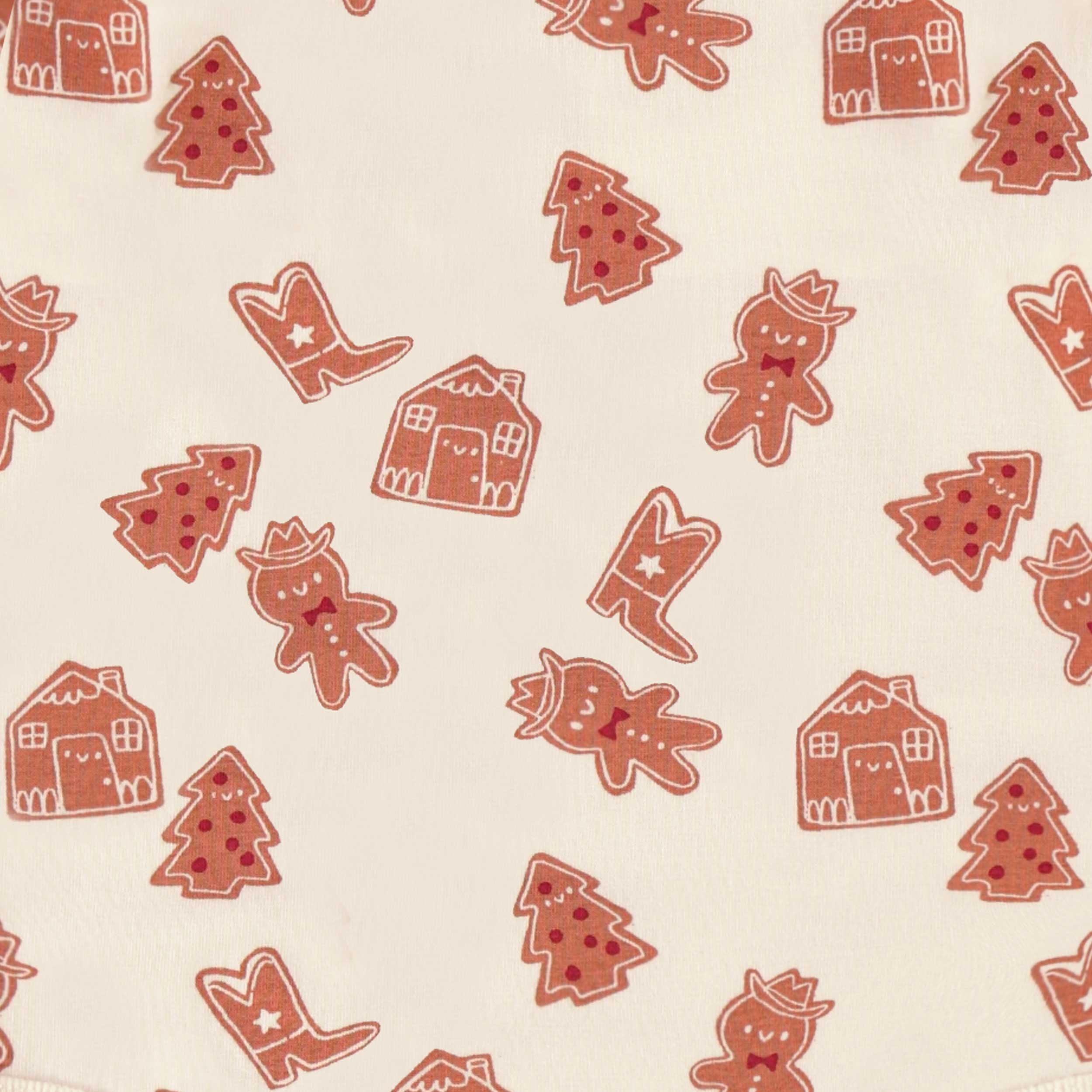 Cache-couche crème à motifs pain d’épices, bébé - Image 3