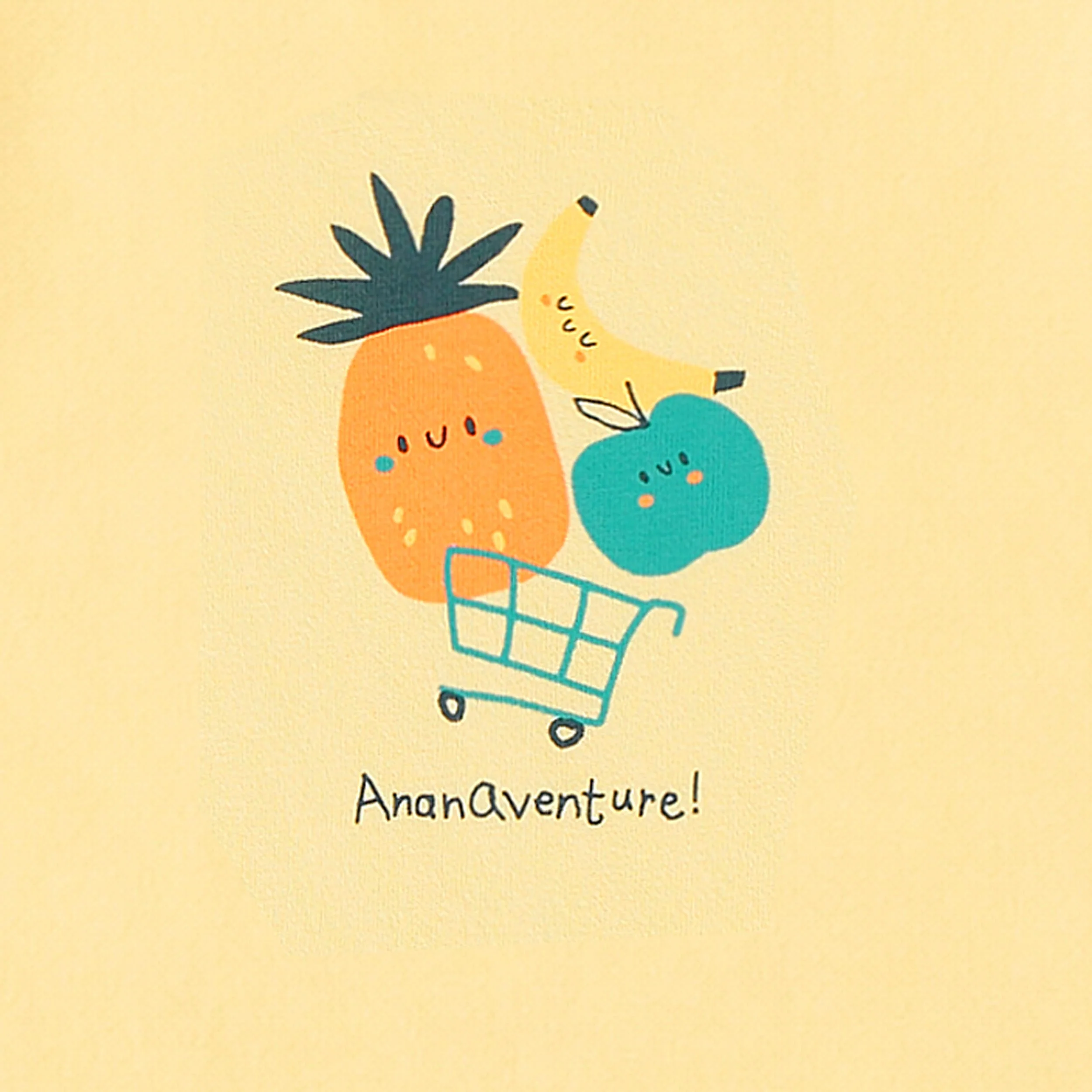Cache-couche jaune avec illustration, bébé - Image 3