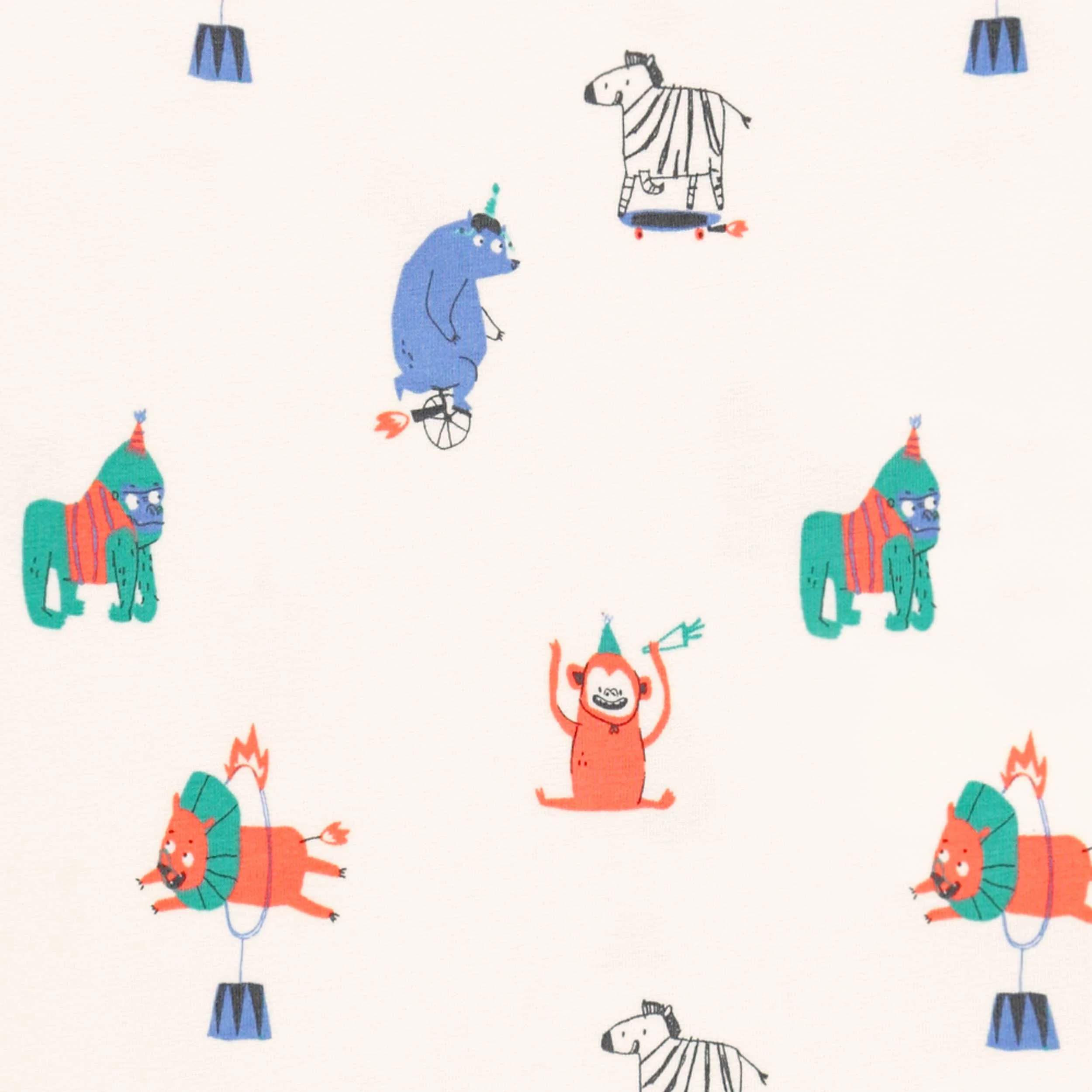 Camisole crème à motifs d’animaux, enfant - Image 3