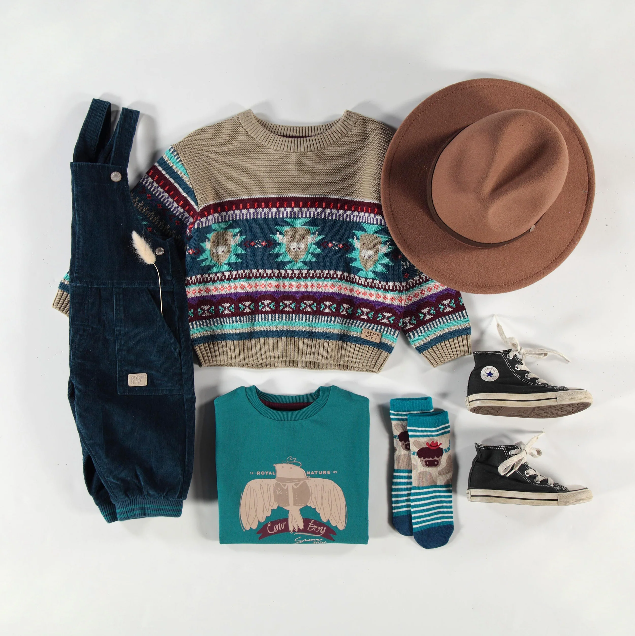 Chandail beige en tricot avec motifs, bébé - Image 8