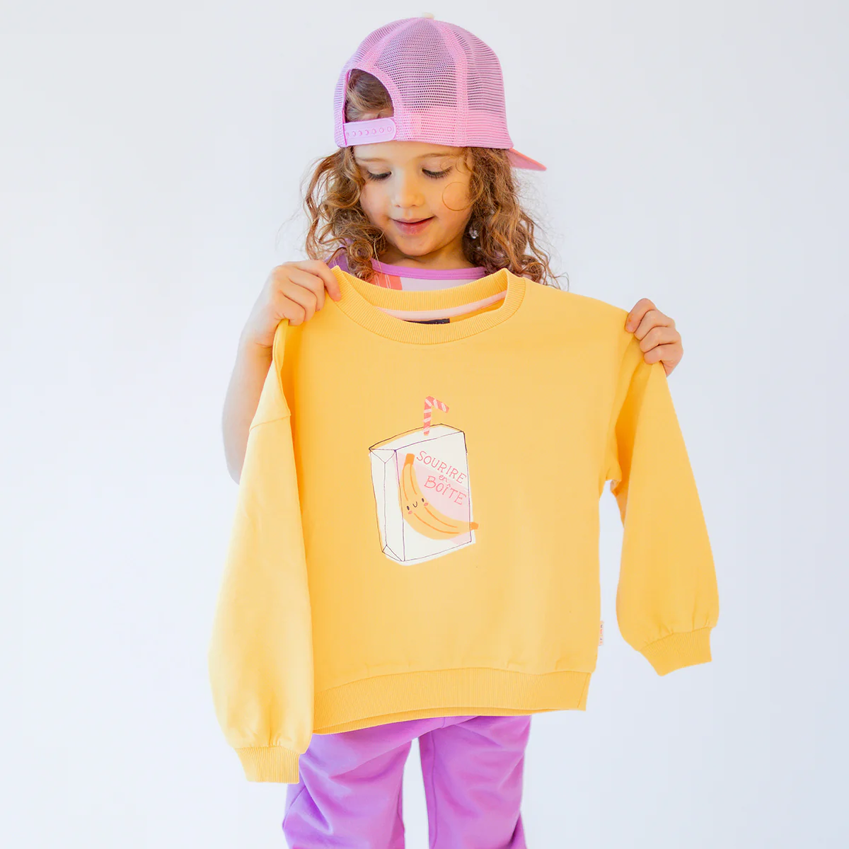 Chandail jaune avec illustration, enfant - Image 2