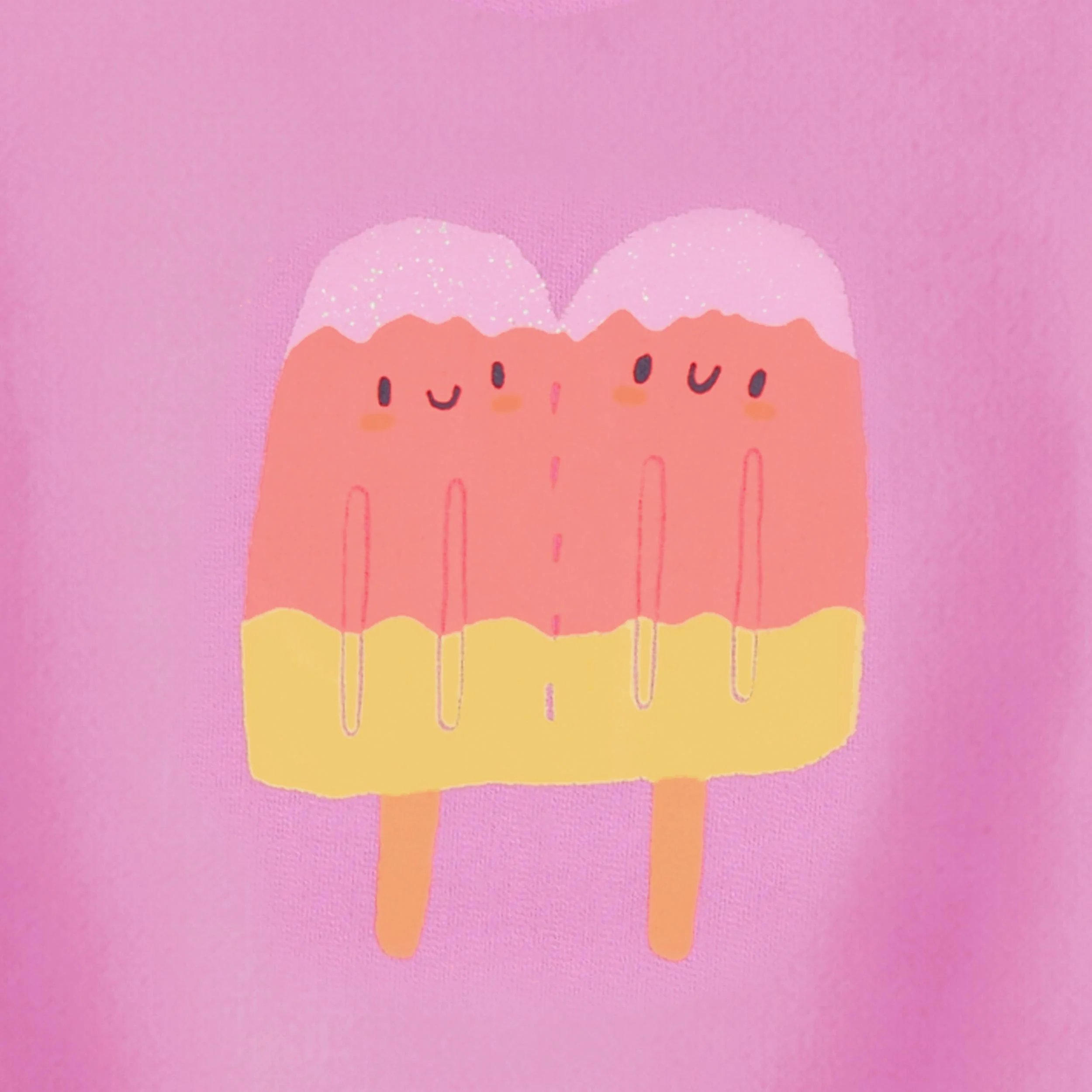 Chandail mauve avec illustration, enfant - Image 3