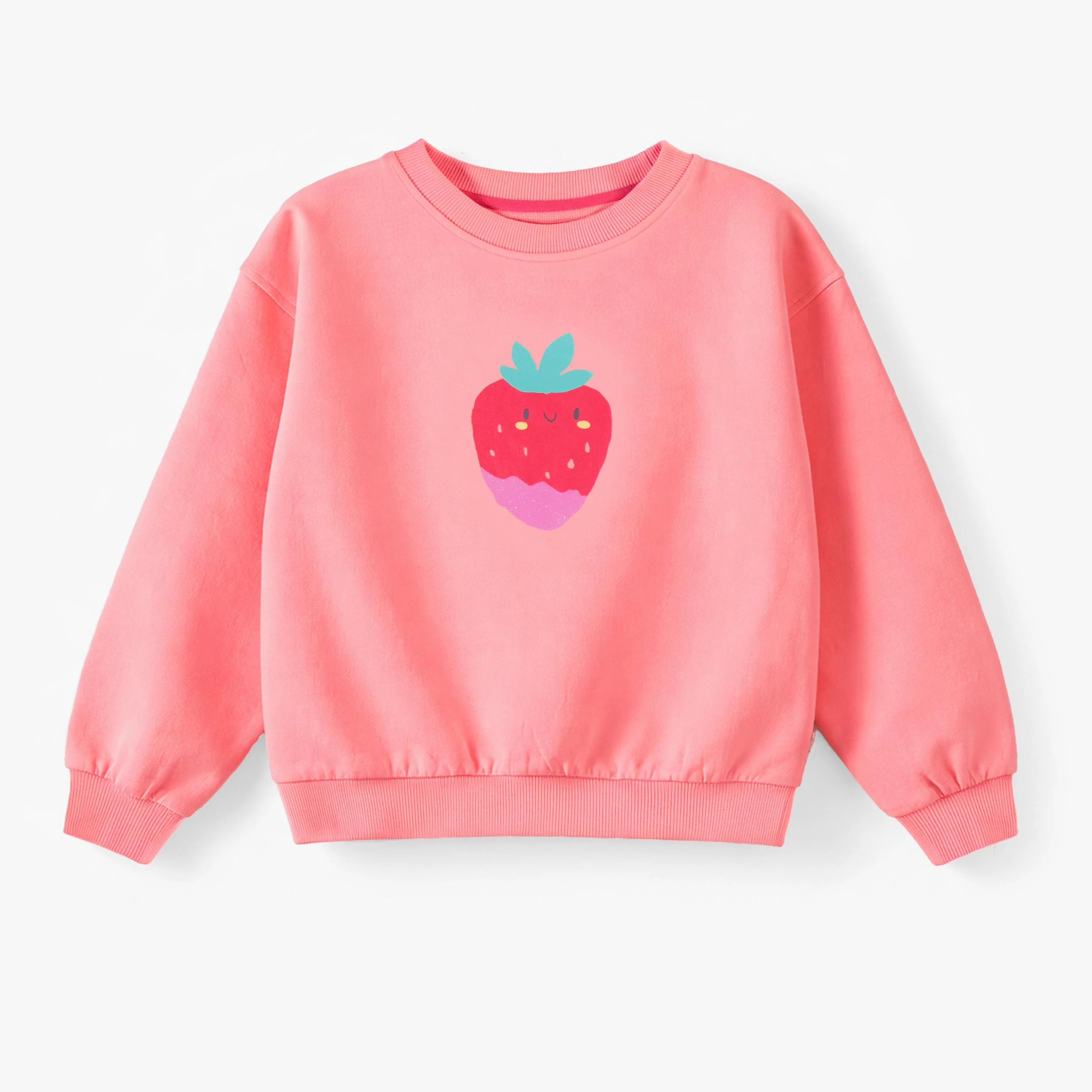 Chandail rose avec illustration, enfant
