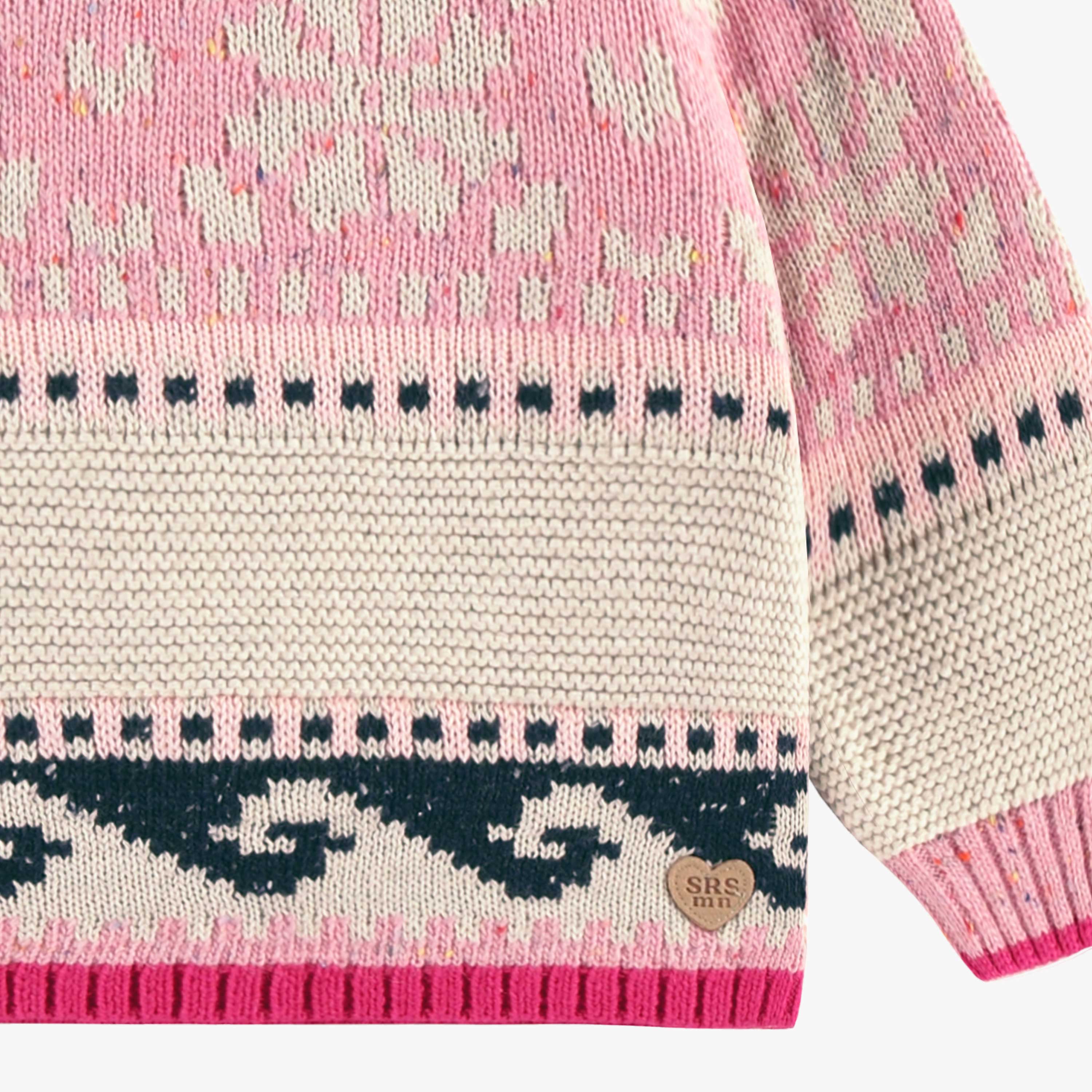 Chandail rose en tricot, bébé - Image 7