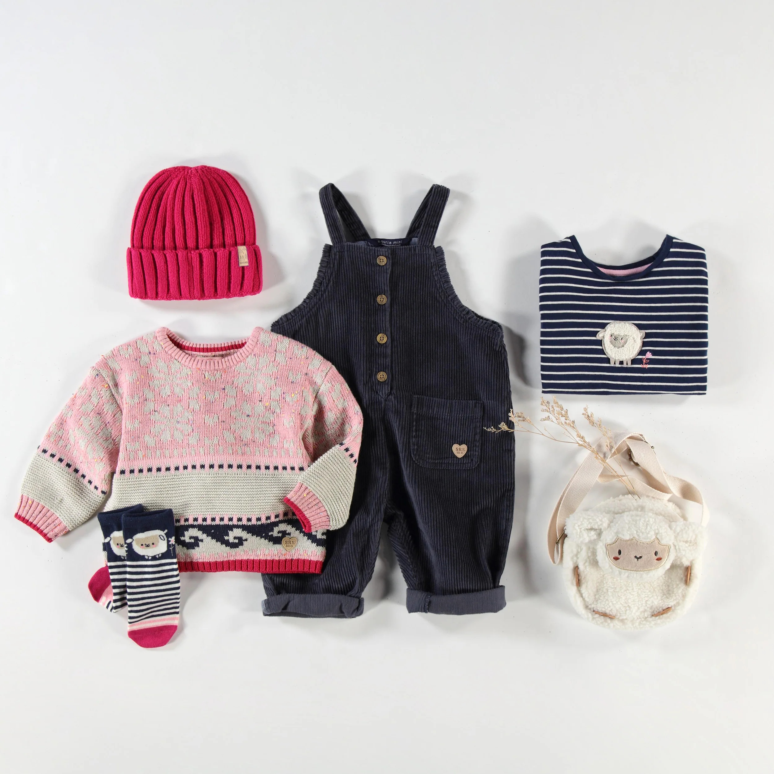 Chandail rose en tricot, bébé - Image 8