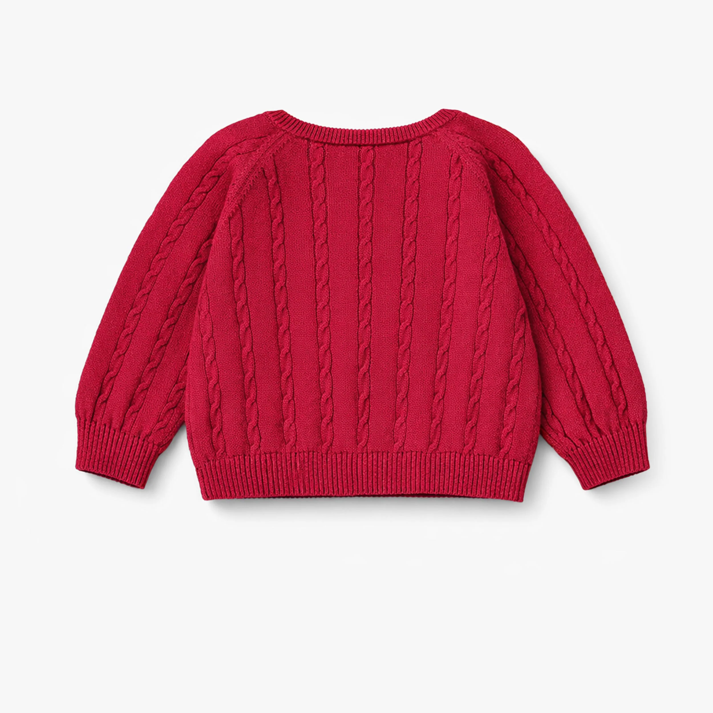 Chandail rouge en tricot avec homard, bébé - Image 4