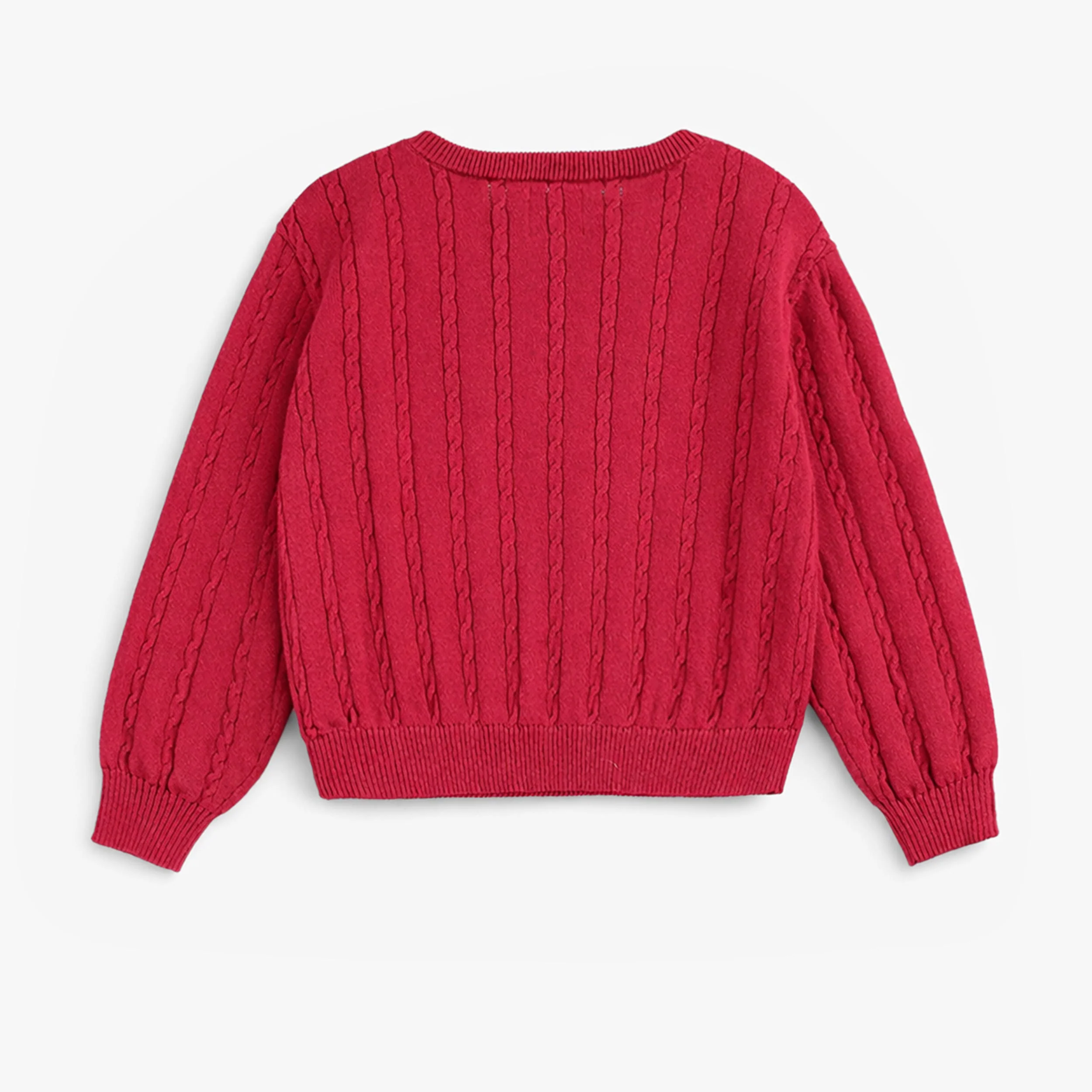 Chandail rouge en tricot avec homards, enfant - Image 6