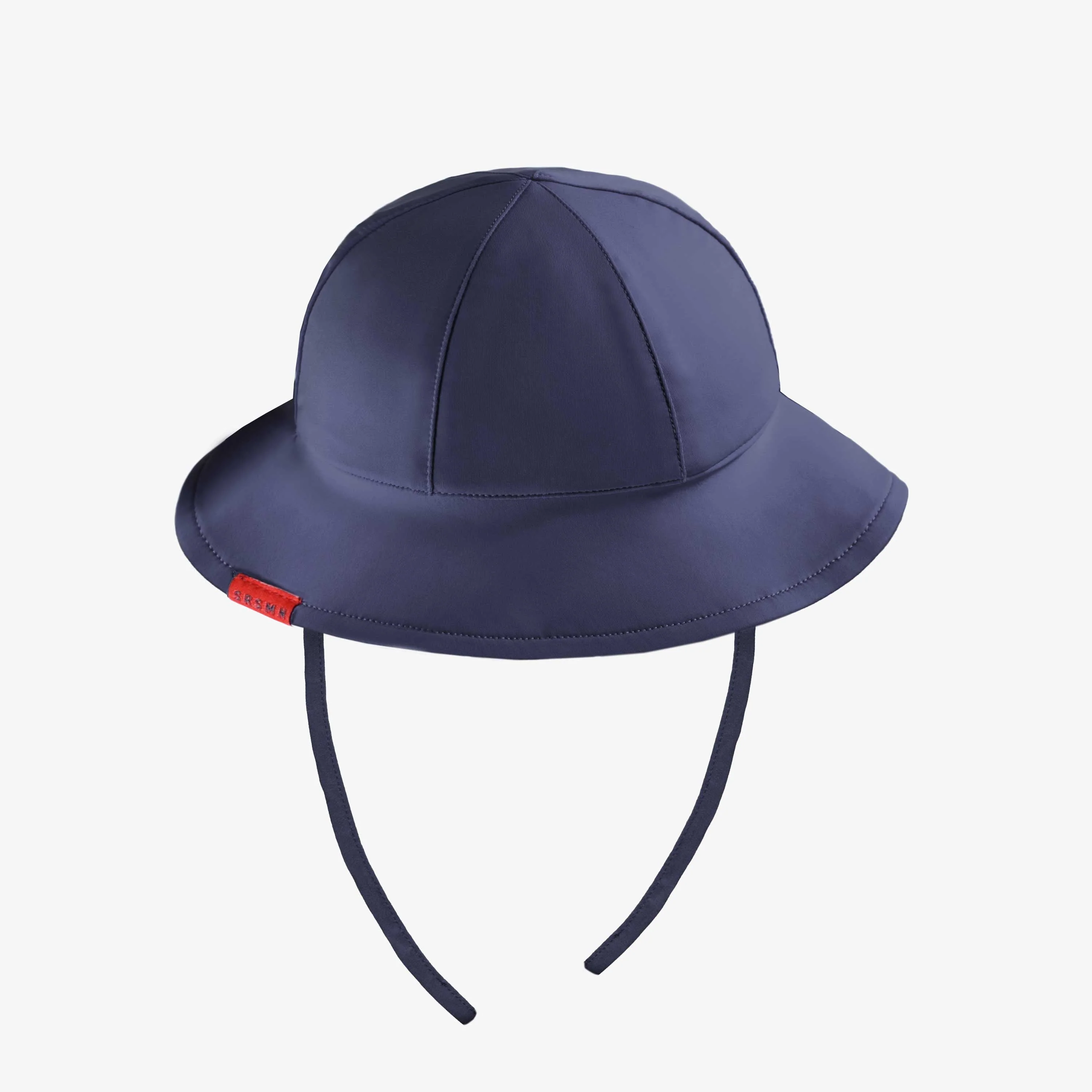 Chapeau de soleil rouge réversible marine avec motif, bébé - Image 2