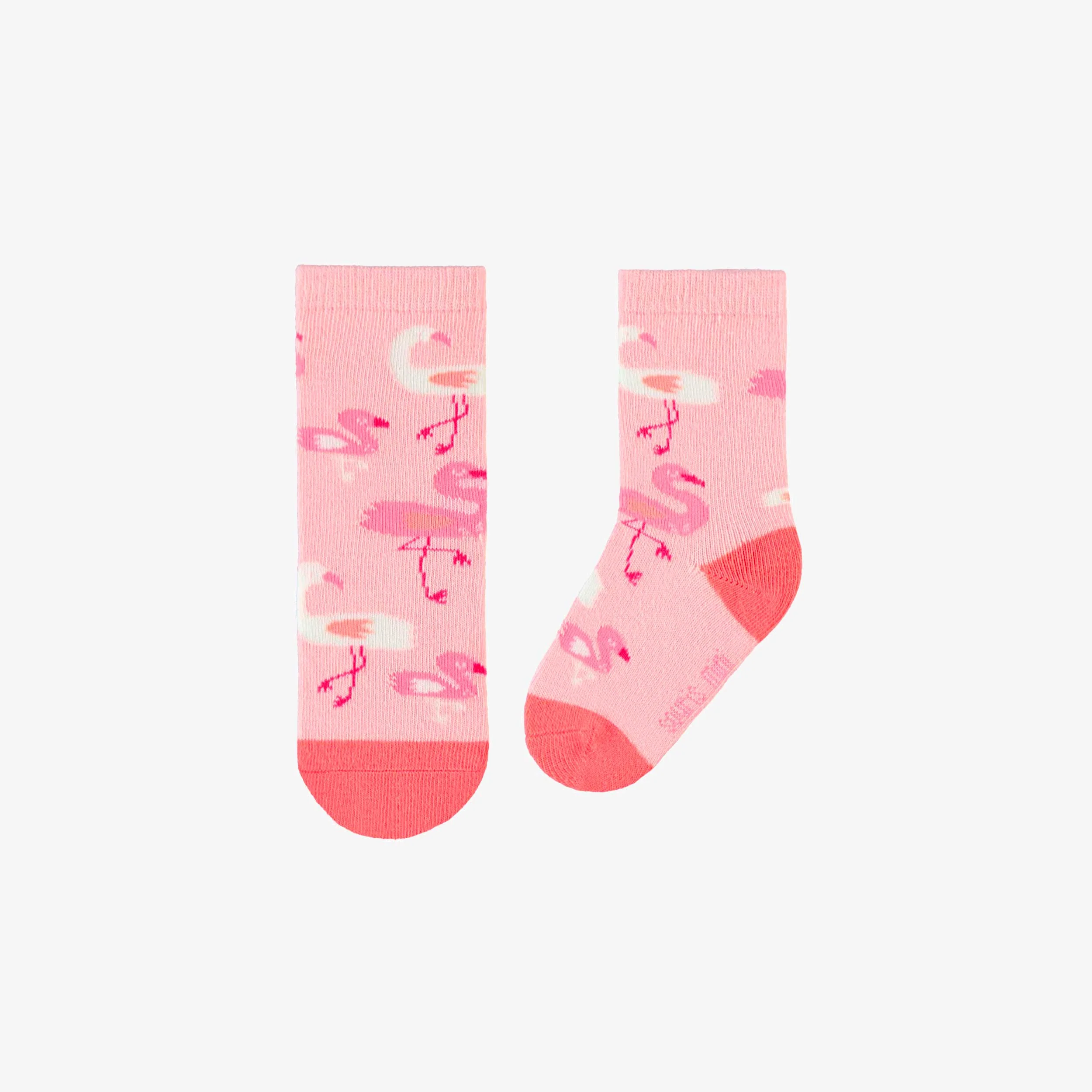 Chaussettes roses à motifs, bébé