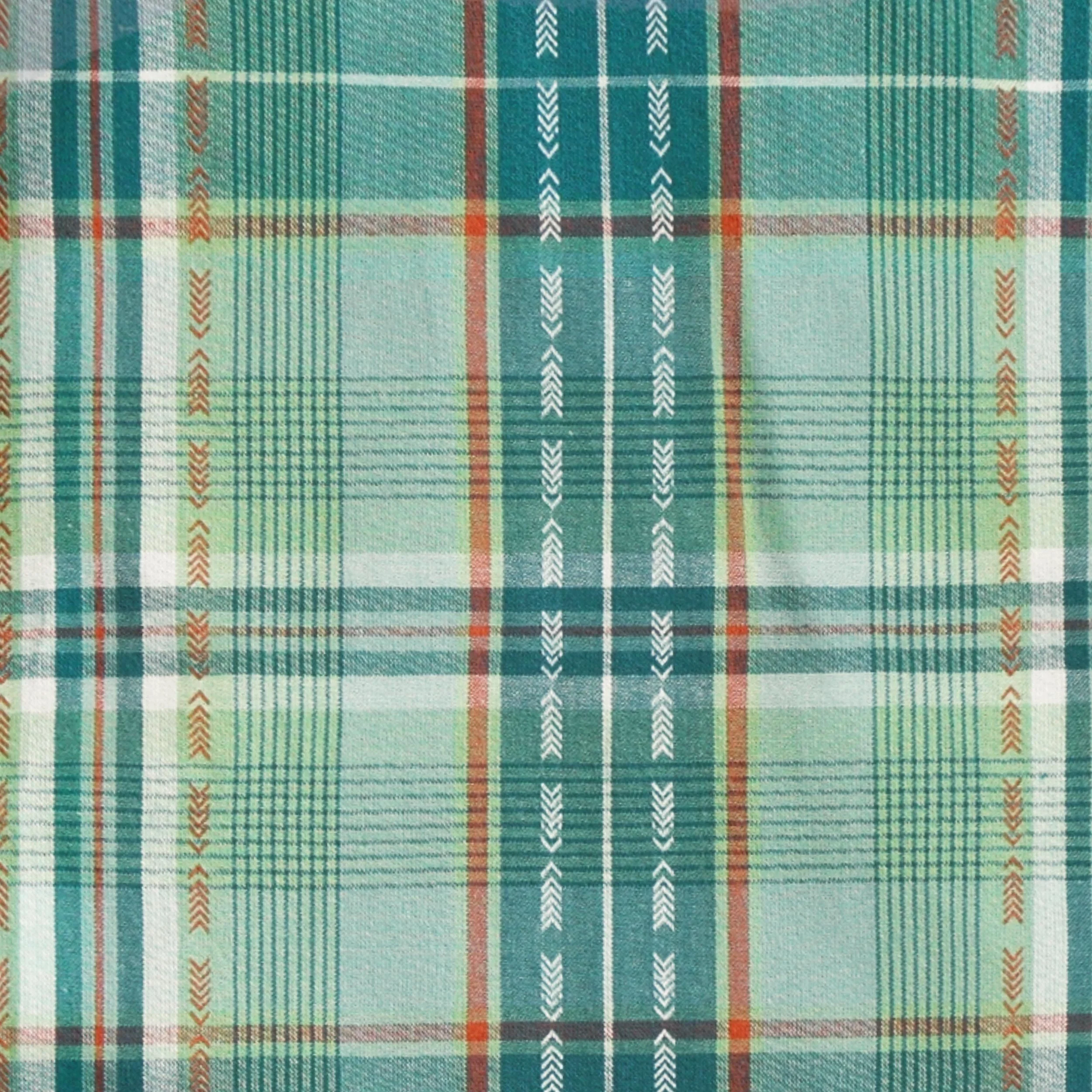 Chemise turquoise à carreaux, bébé - Image 3
