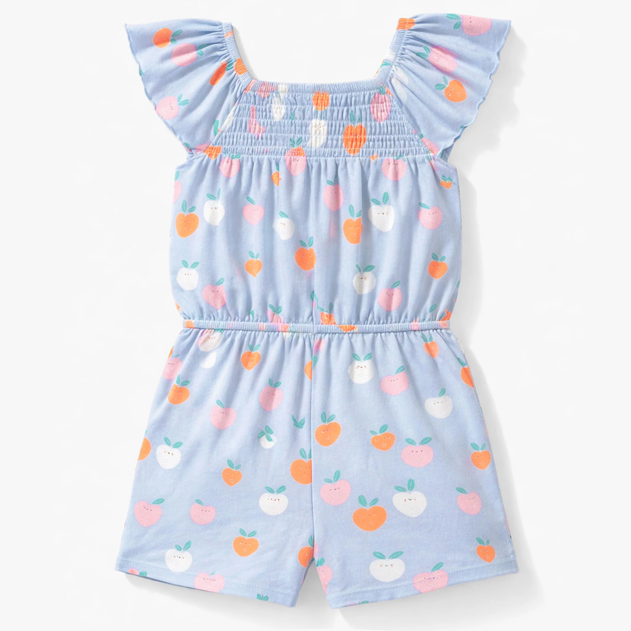 Combishort bleu à motifs de fruits, enfant - Image 3