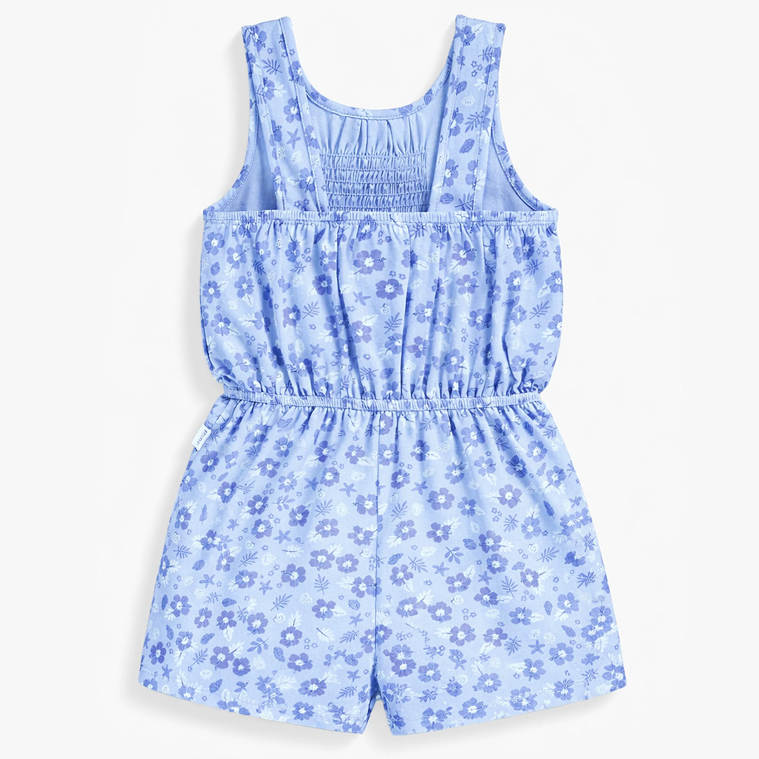 Combishort bleu à motifs, enfant - Image 3