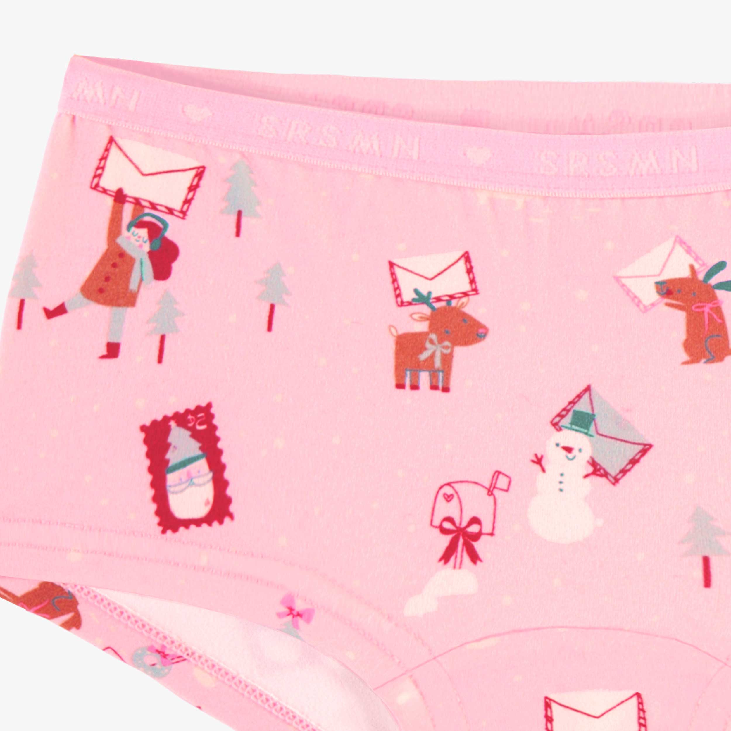 Culotte garçonne rose à motifs des Fêtes, enfant - Image 3