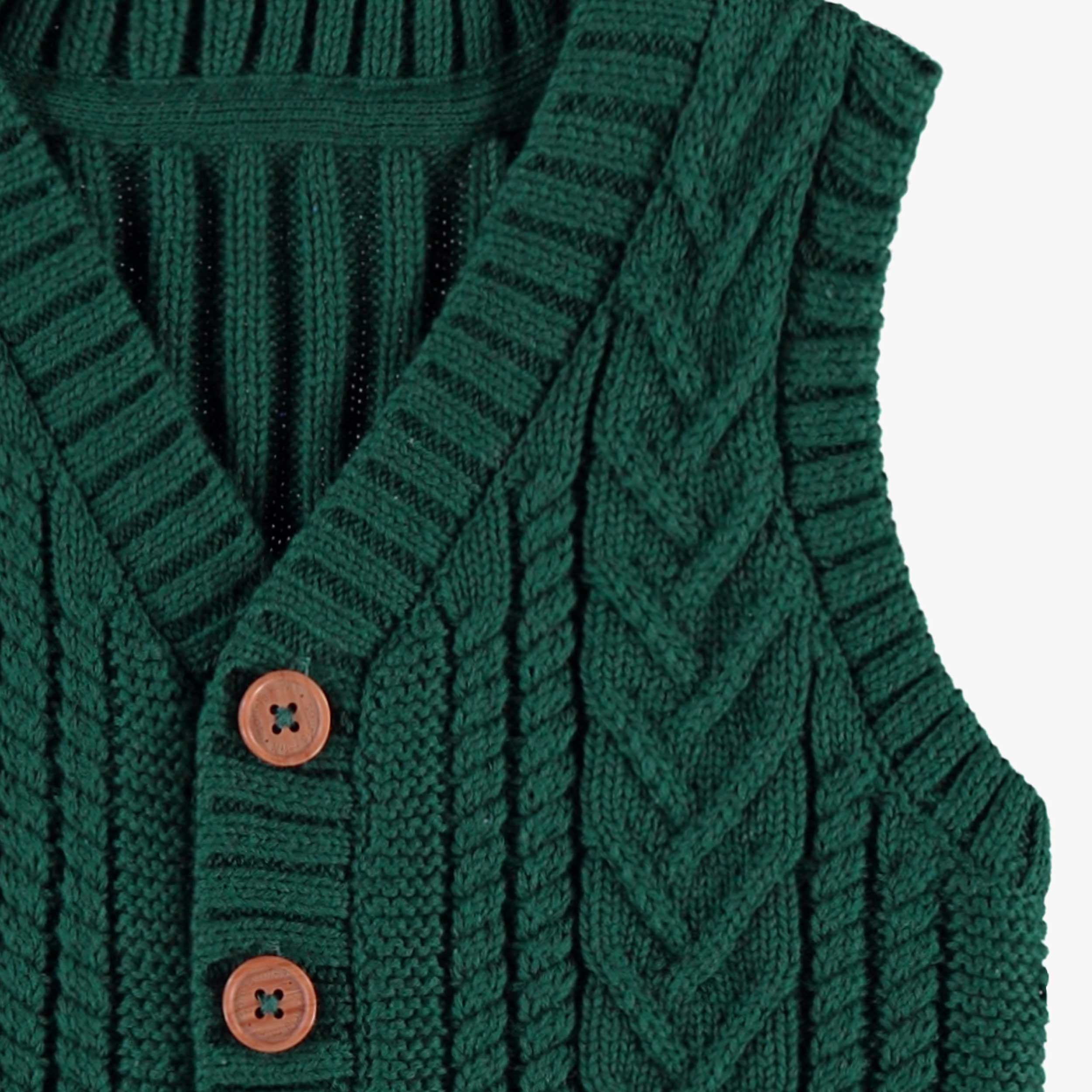 Débardeur vert en tricot, bébé - Image 6