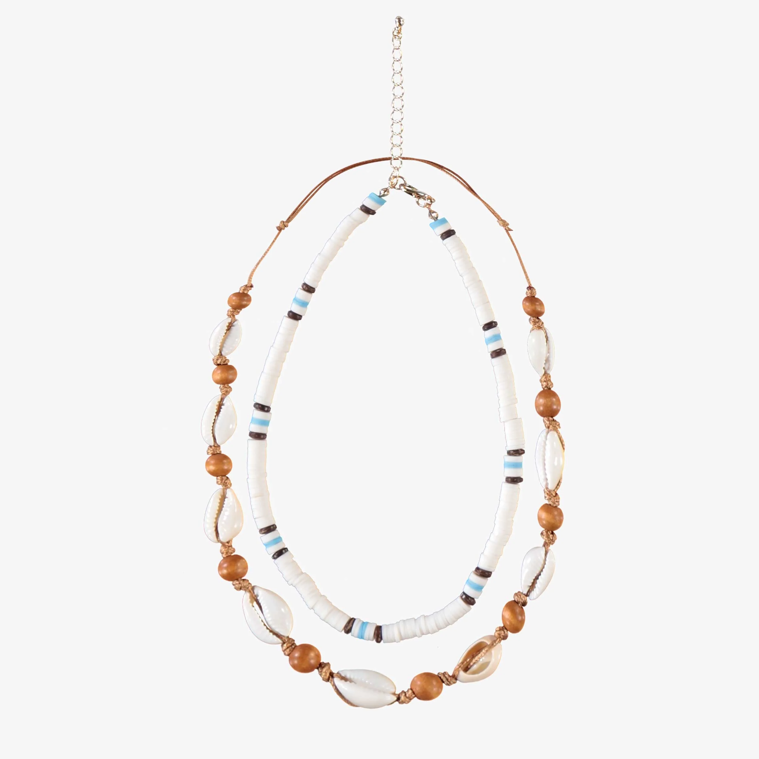 Duo de colliers « coquillages », enfant