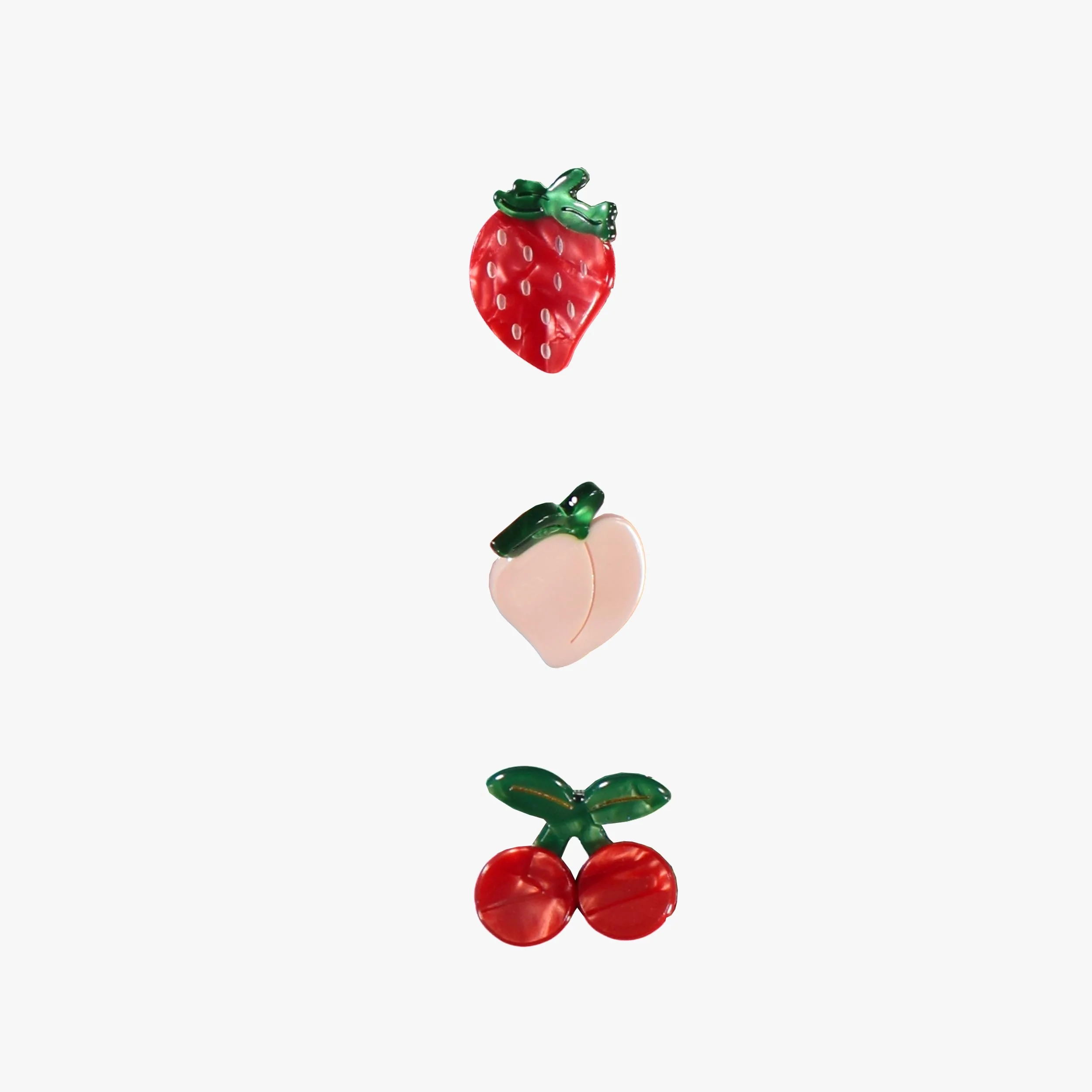 Ensemble de pinces à cheveux « fruits », enfant
