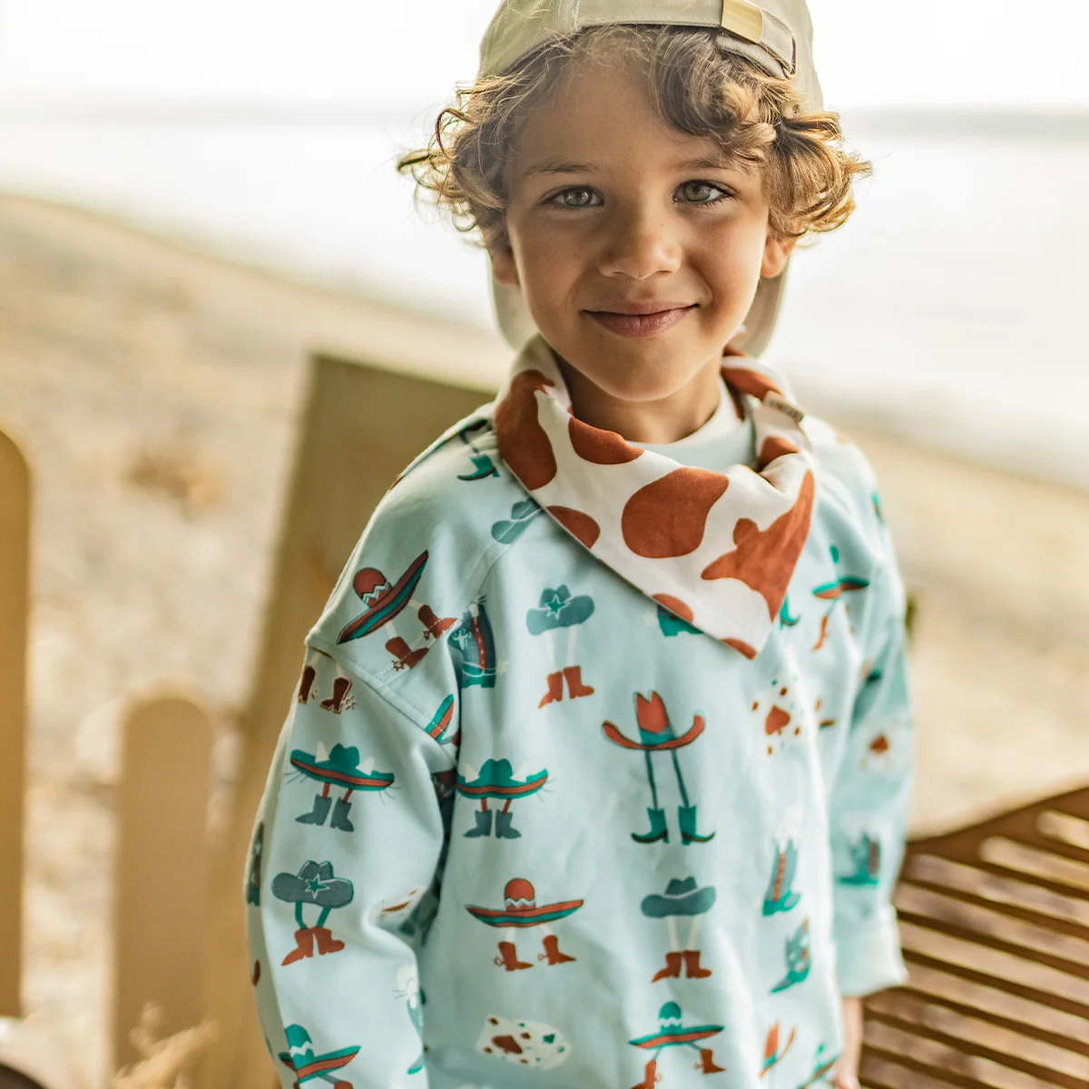 Foulard à motif vache, enfant - Image 2