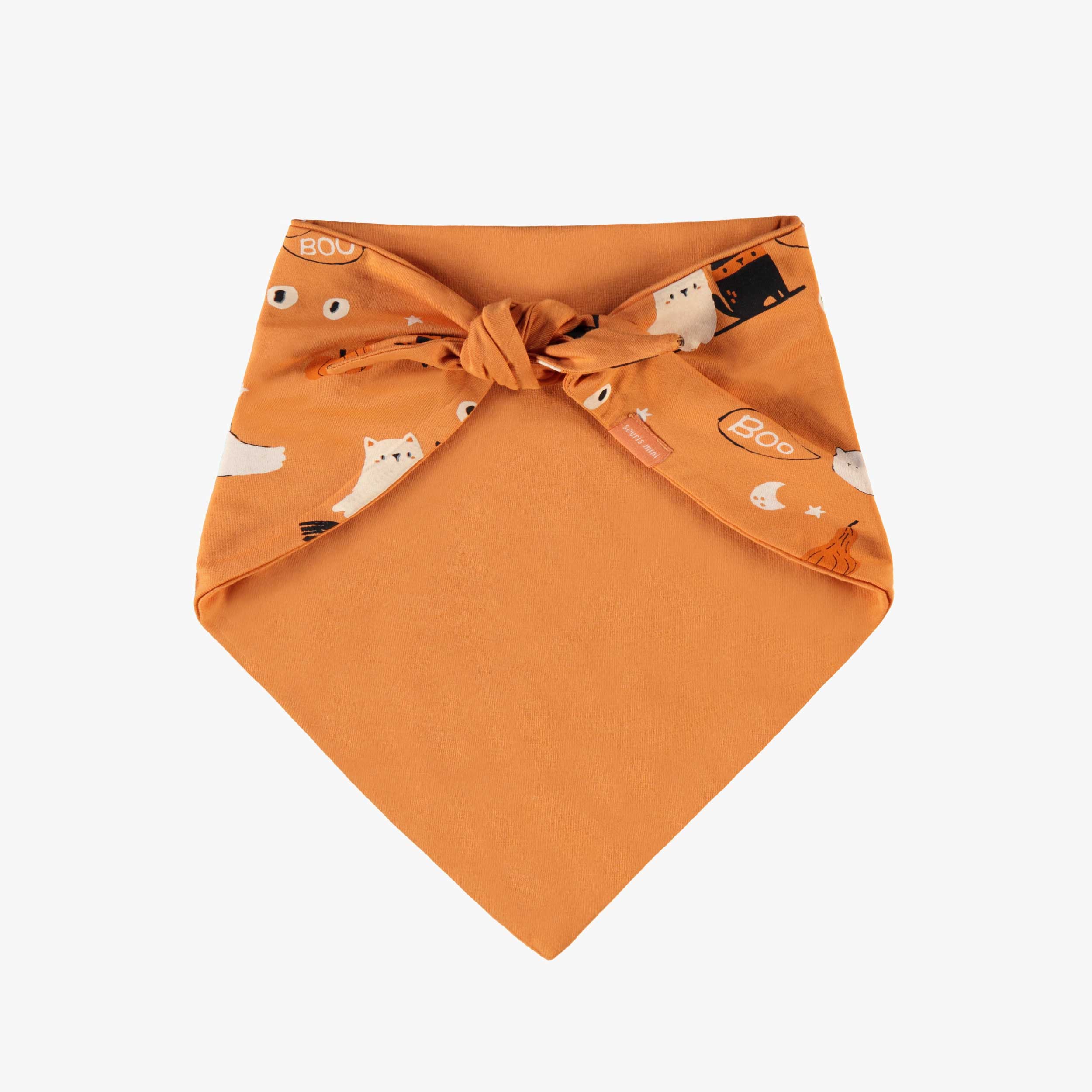 Foulard orange à motifs d’Halloween pour animaux - Image 5