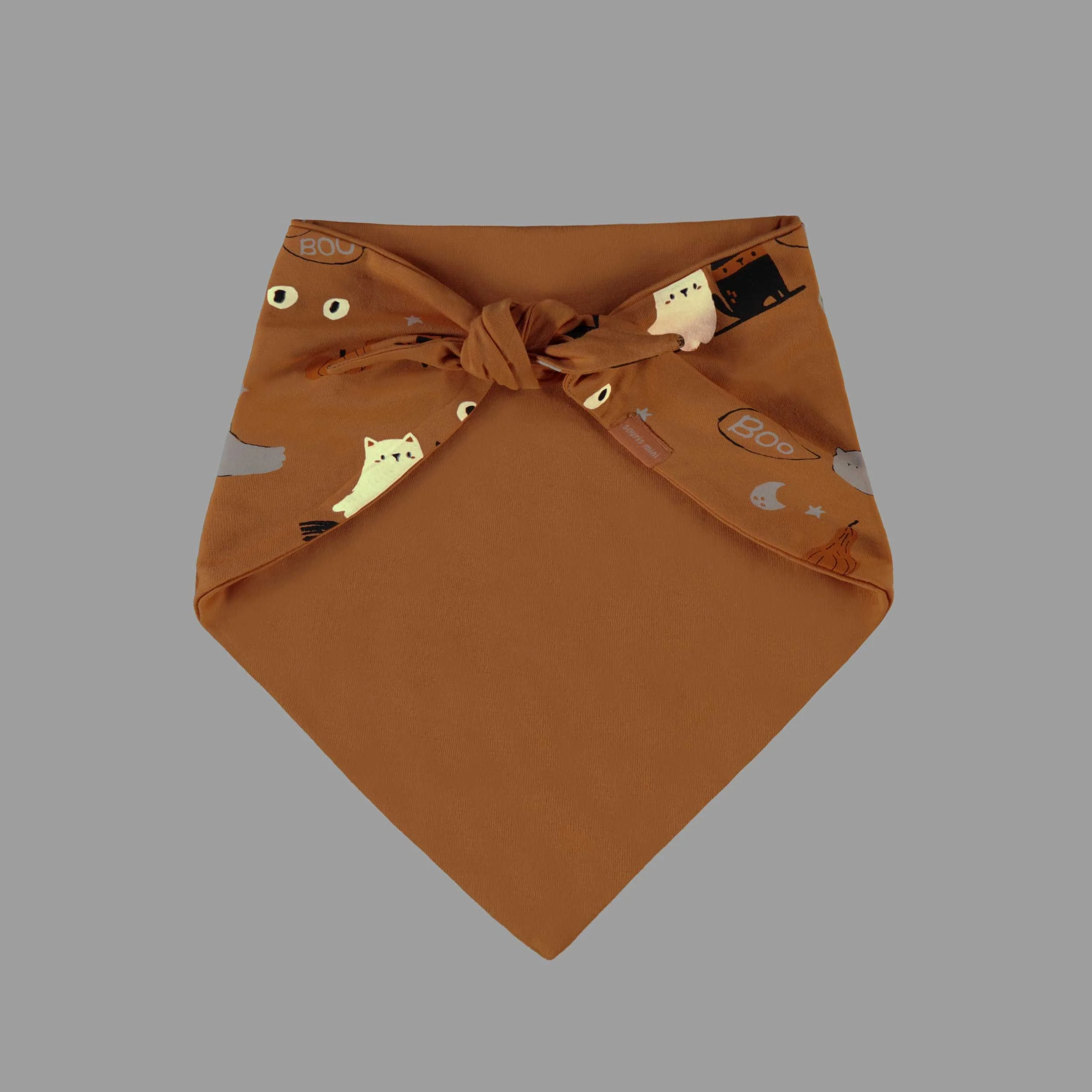 Foulard orange à motifs d’Halloween pour animaux - Image 6