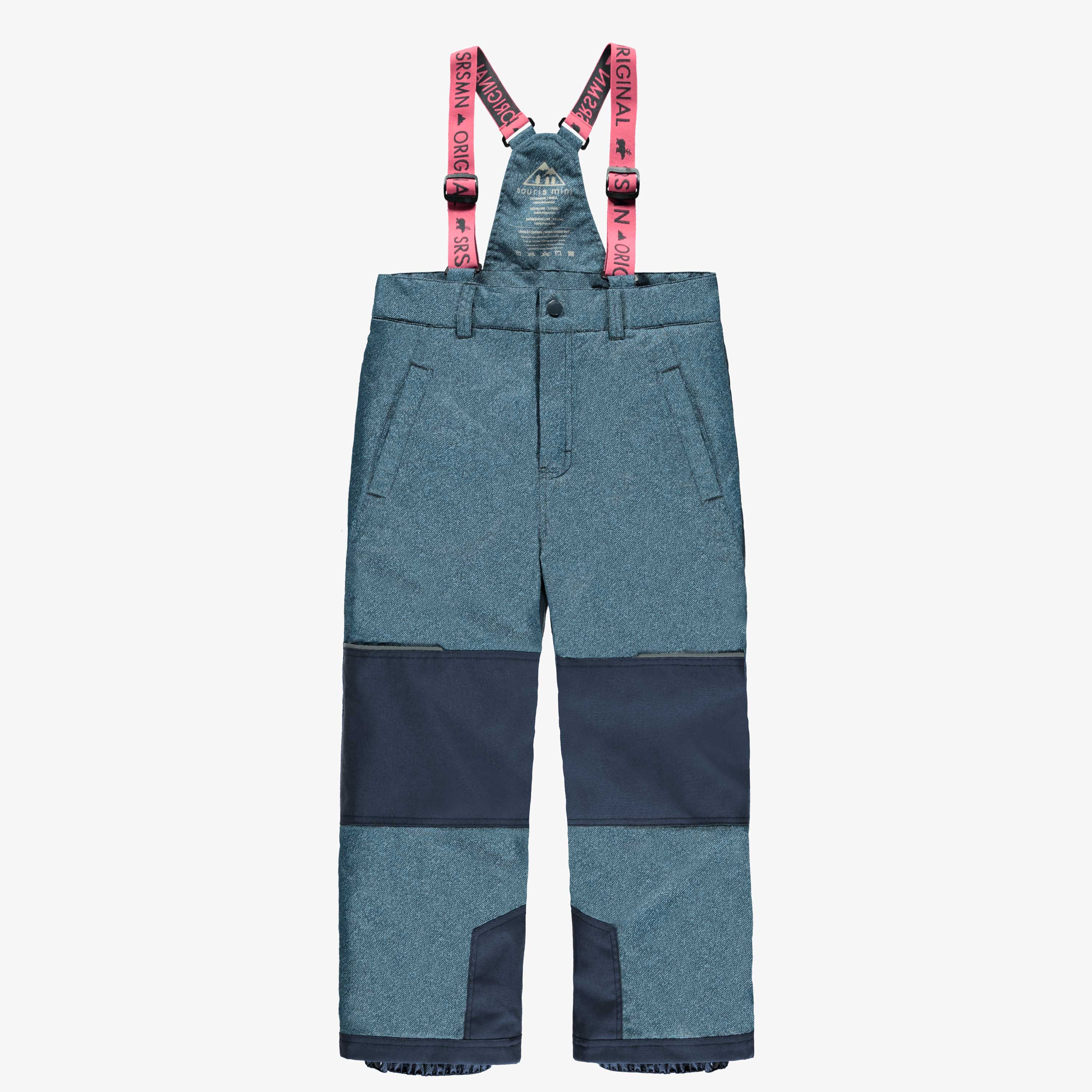 Habit de neige 3 en 1 rose et bleu denim, enfant - Image 12