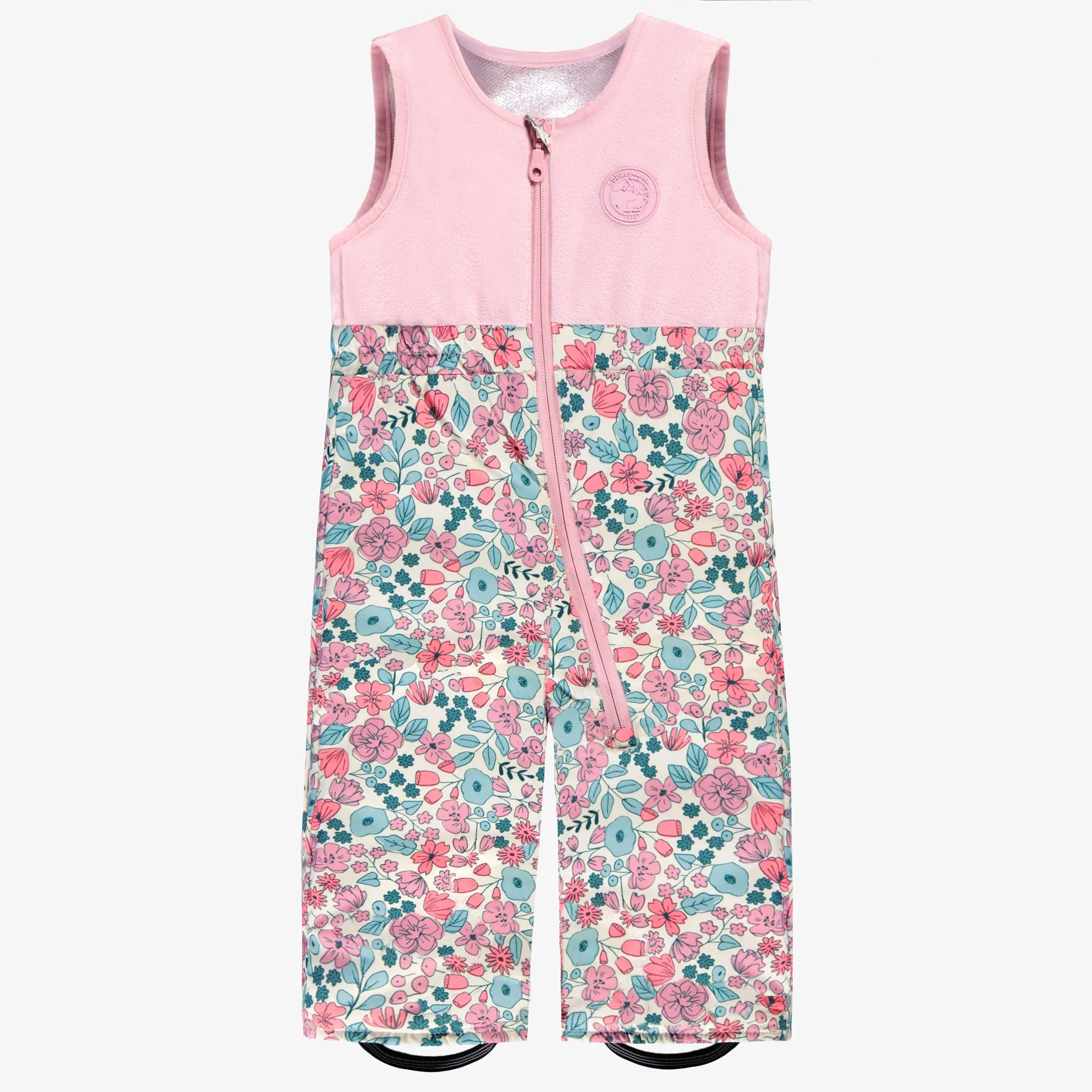 Habit de neige deux pièces avec motif floral, bébé - Image 7