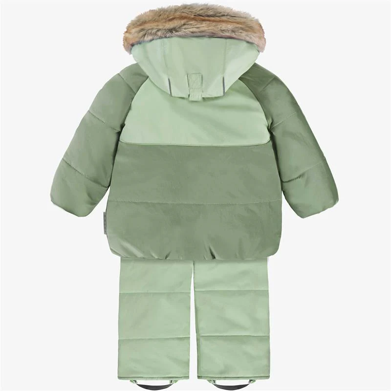 Habit de neige deux pièces vert, bébé - Image 8