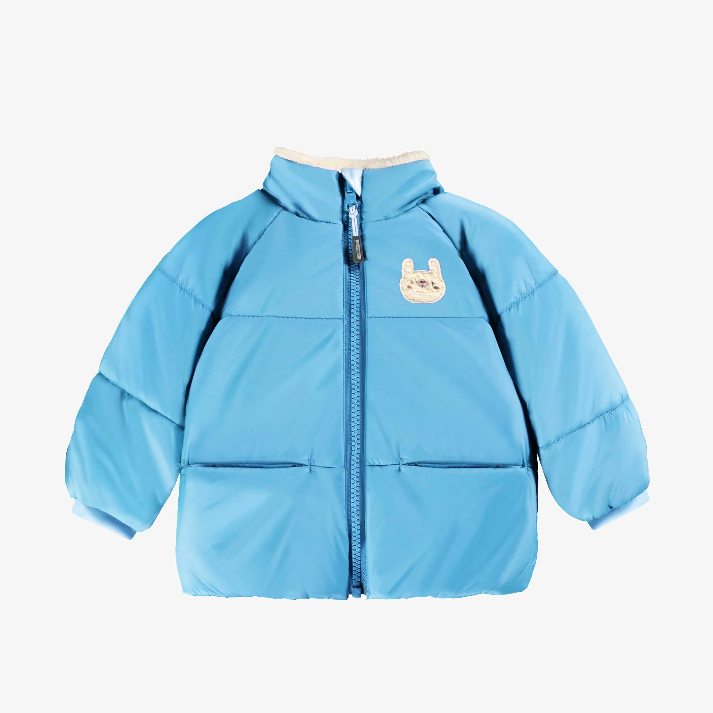 Habit de neige 3 en 1 bleu avec carreaux, bébé - Image 8