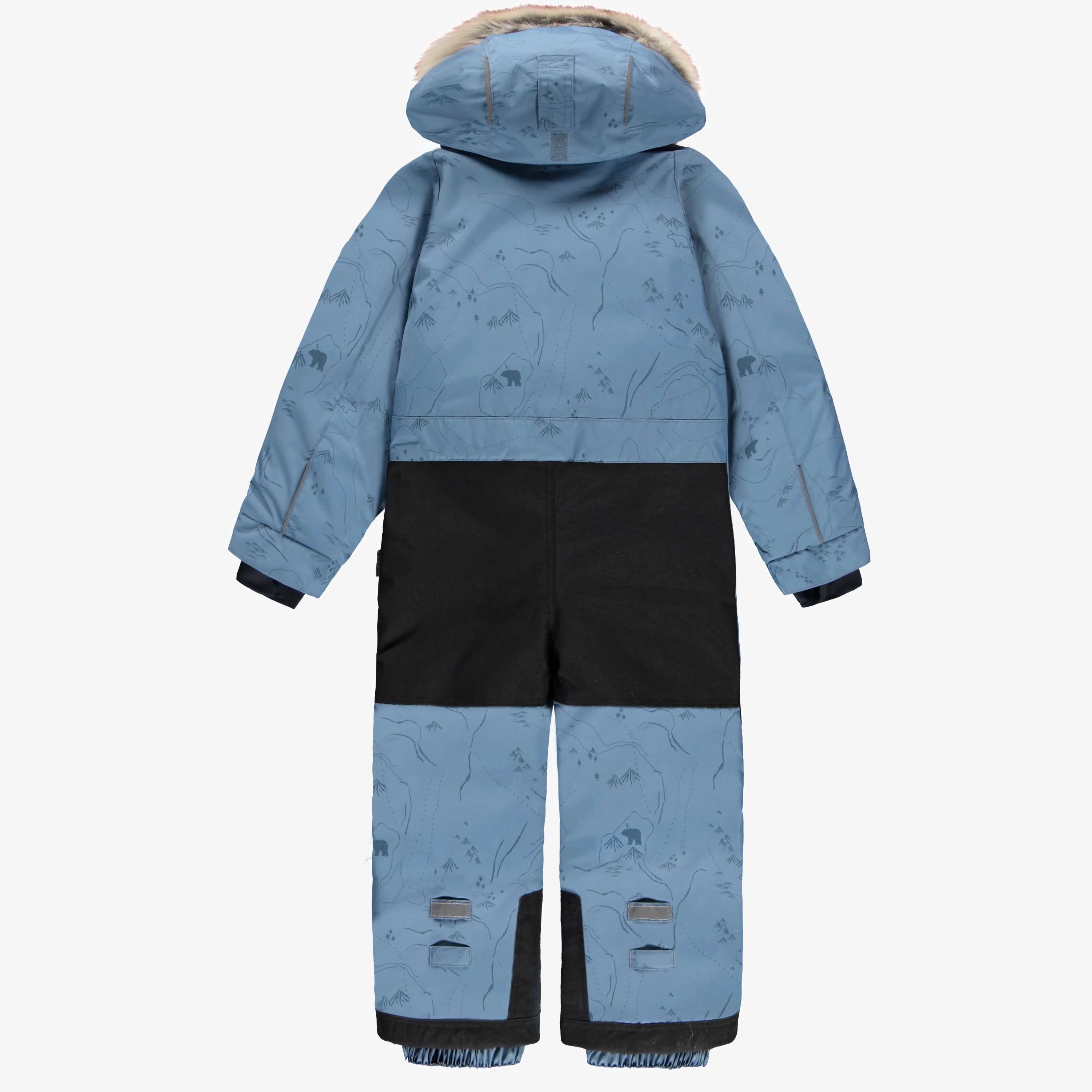 Habit de neige une pièce bleu, enfant - Image 7