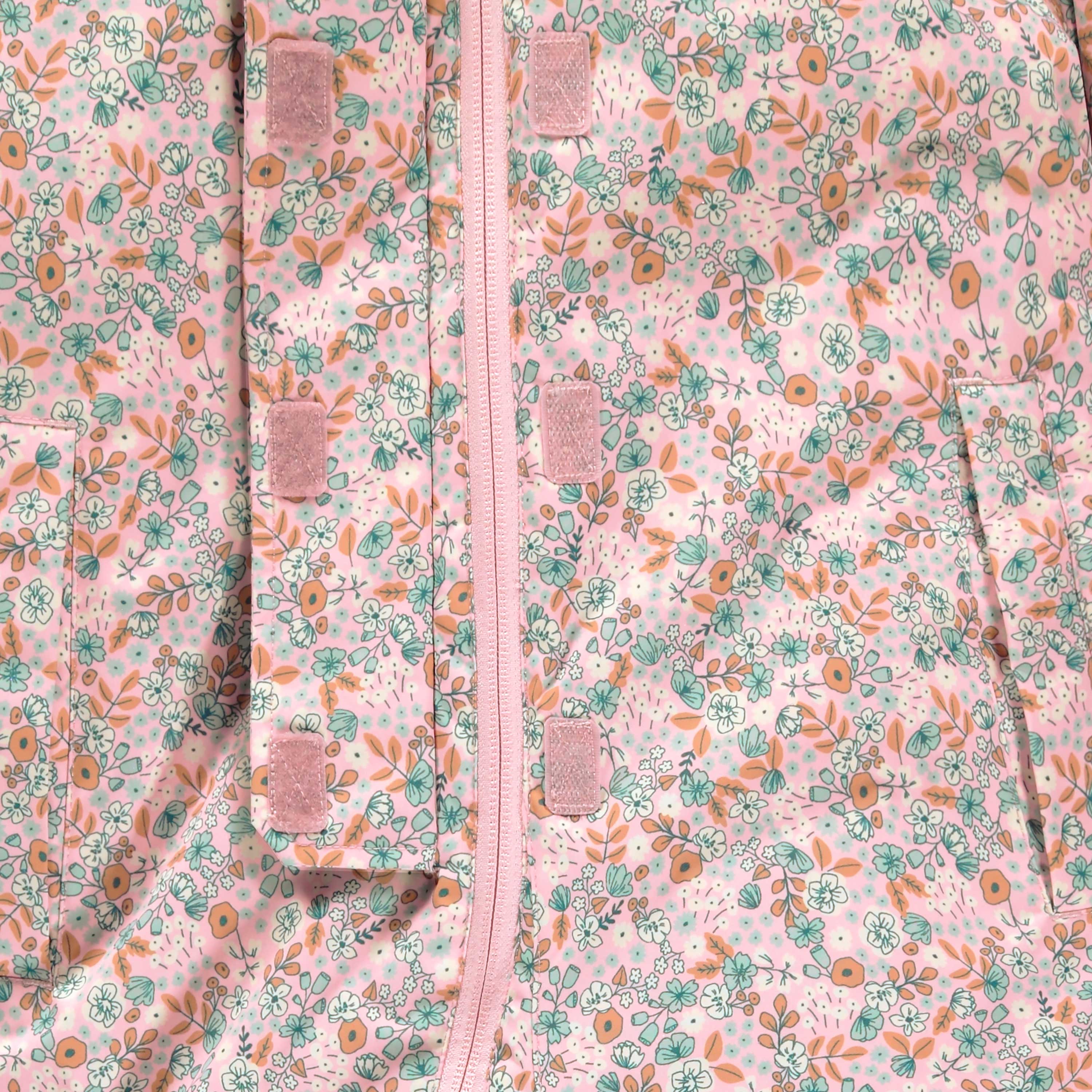 Habit de neige une pièce rose avec fleurs, enfant - Image 12