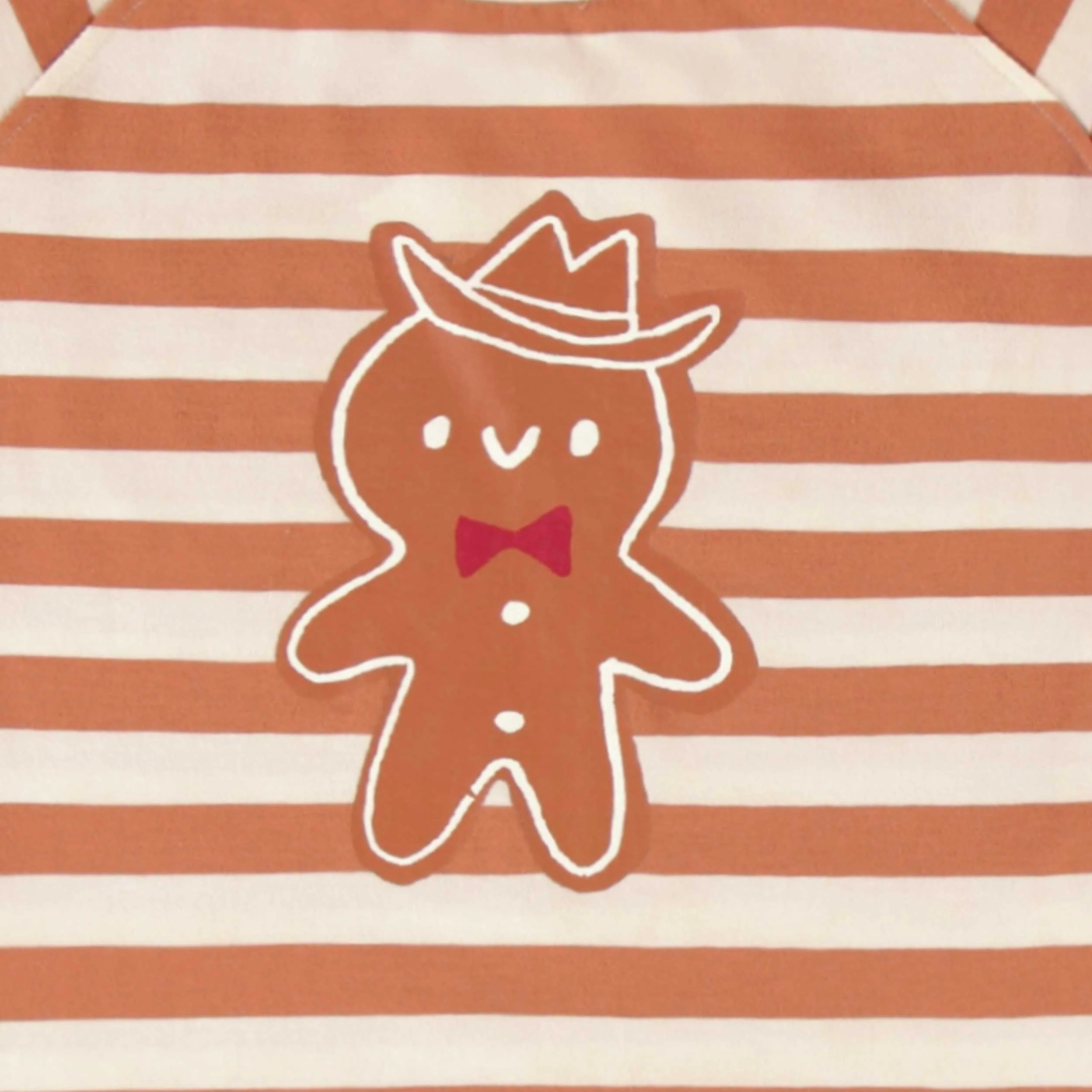 Haut de pyjama crème à rayures, adulte - Image 3