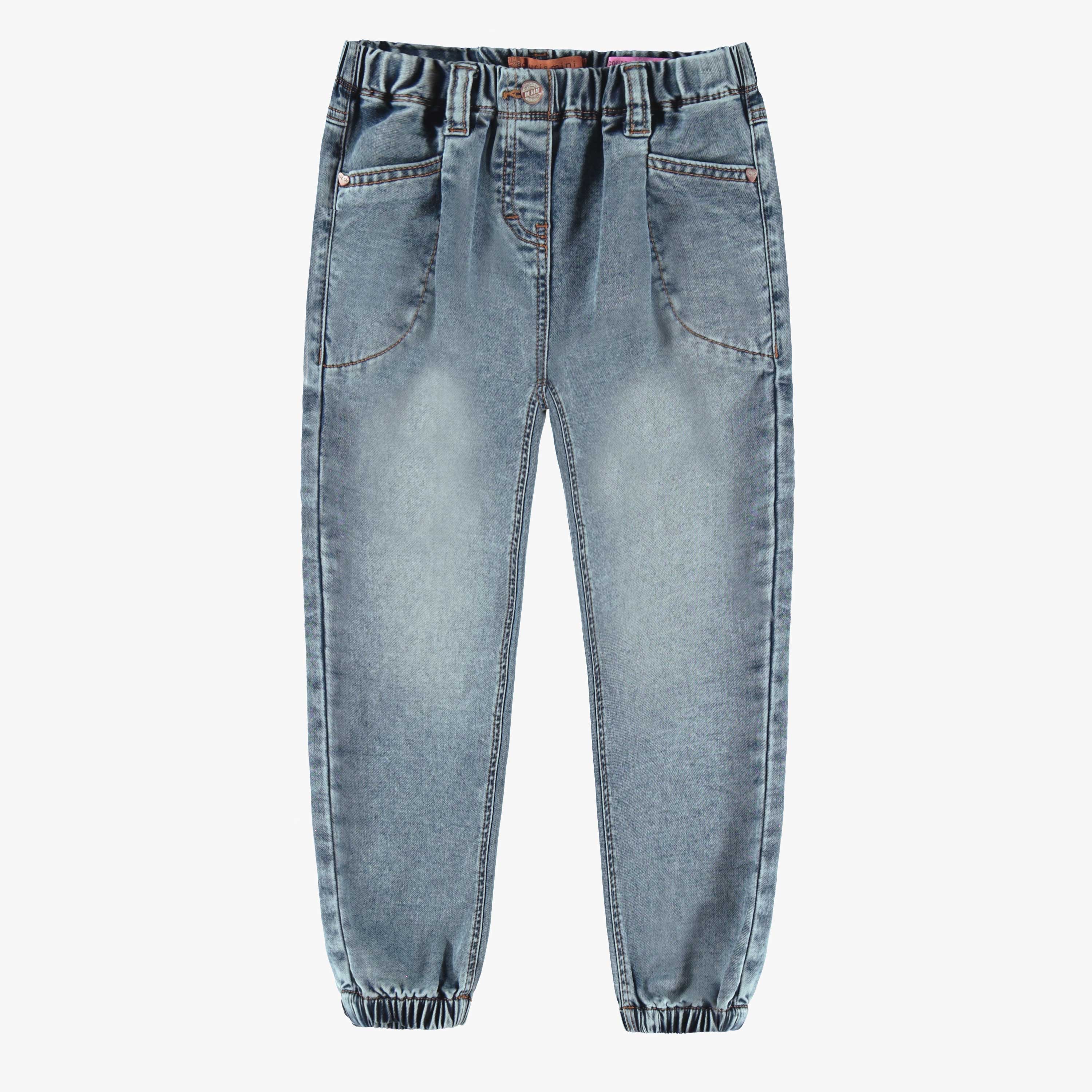 Jean bleu coupe décontractée, enfant