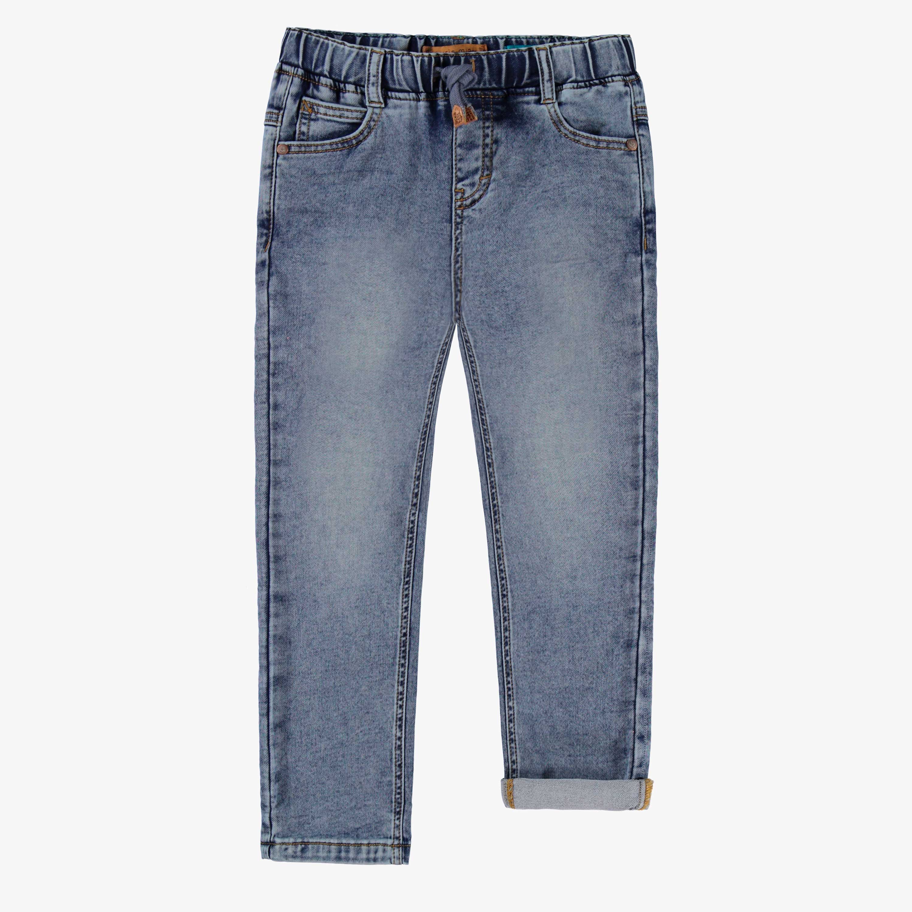 Jean bleu coupe régulière, enfant