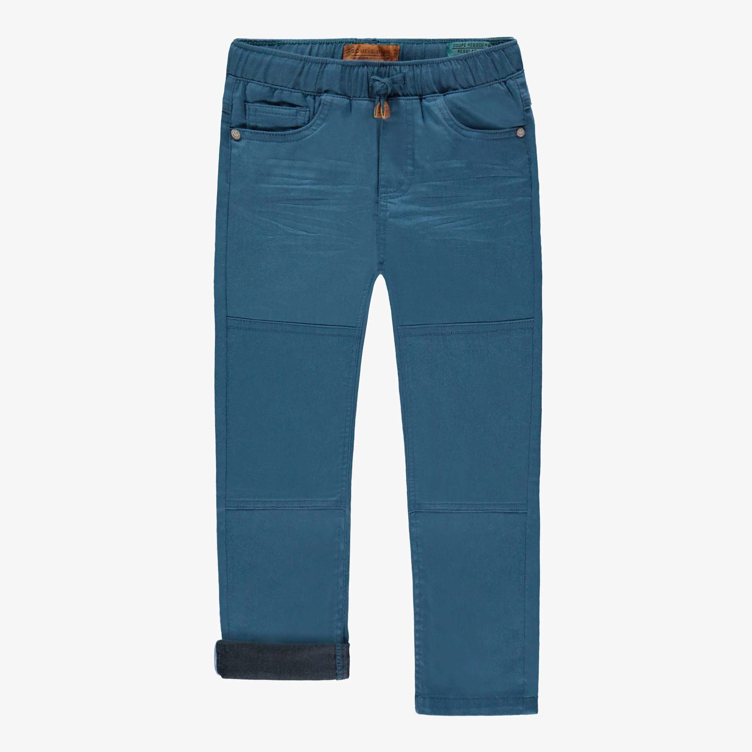 Jean bleu foncé taille élastique, enfant