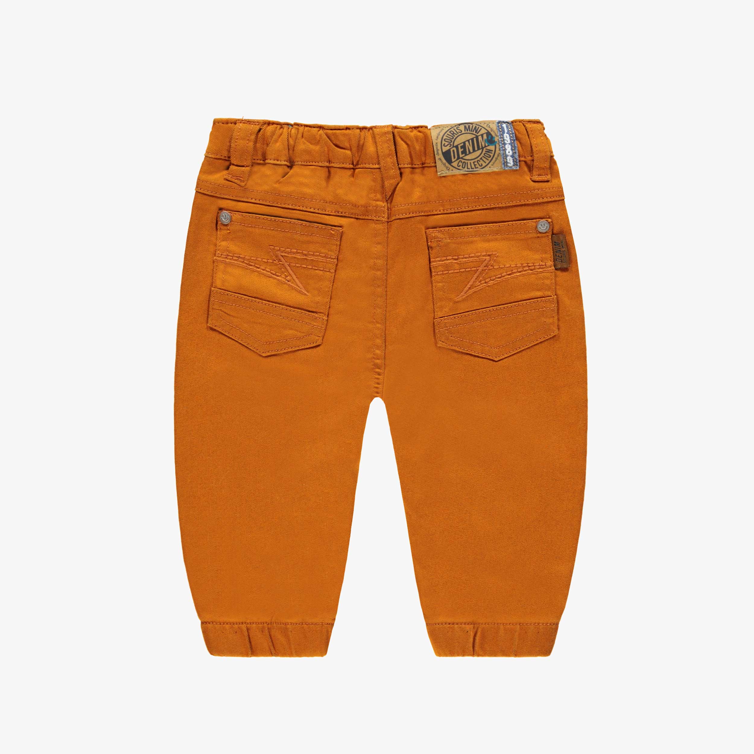 Jean orange coupe décontractée, bébé - Image 2